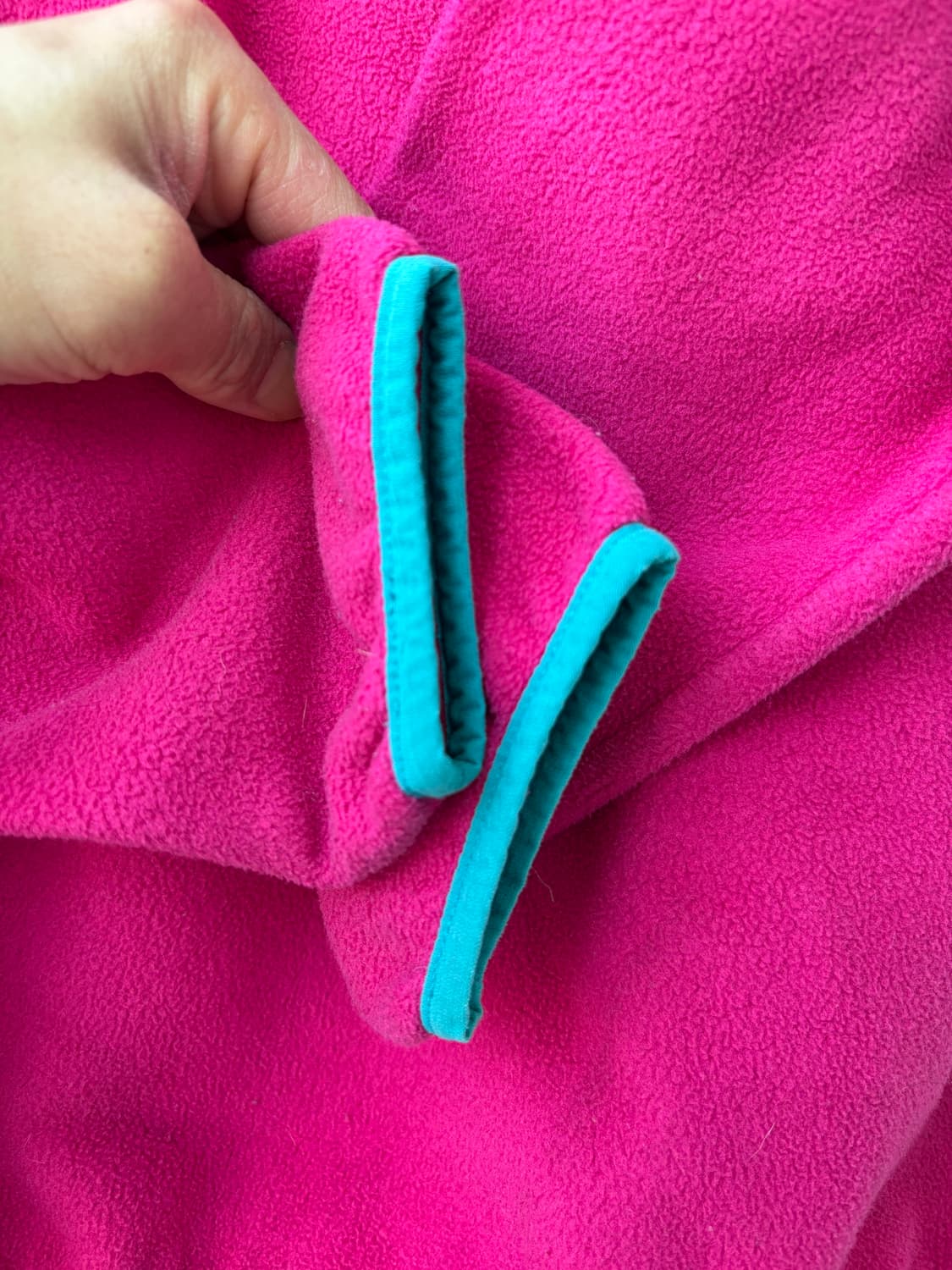 빈티지 파타고니아 신칠라 플리스 핑크/틸 상품이미지6