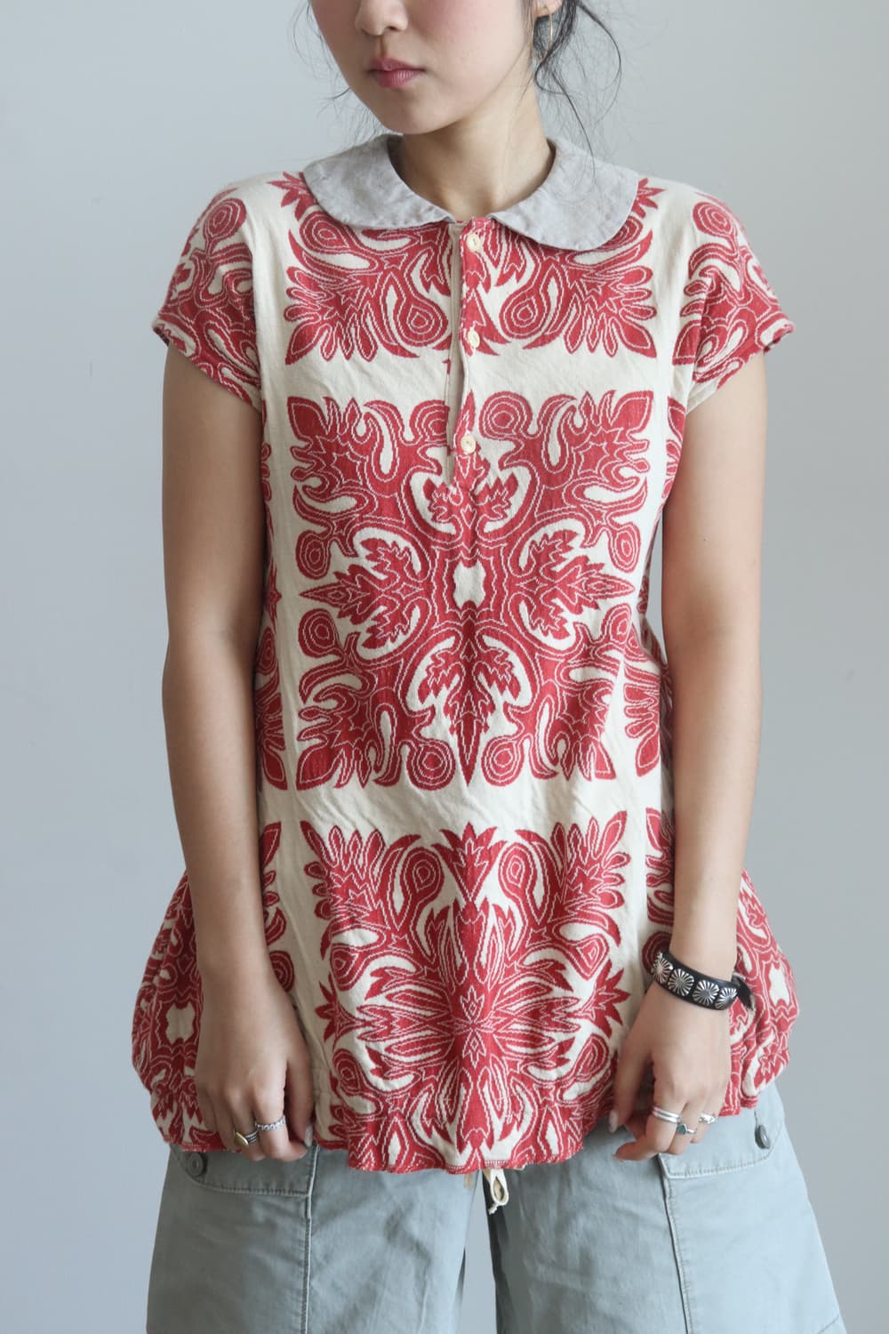 [Kapital] Red Arabesque Blouse 상품이미지2