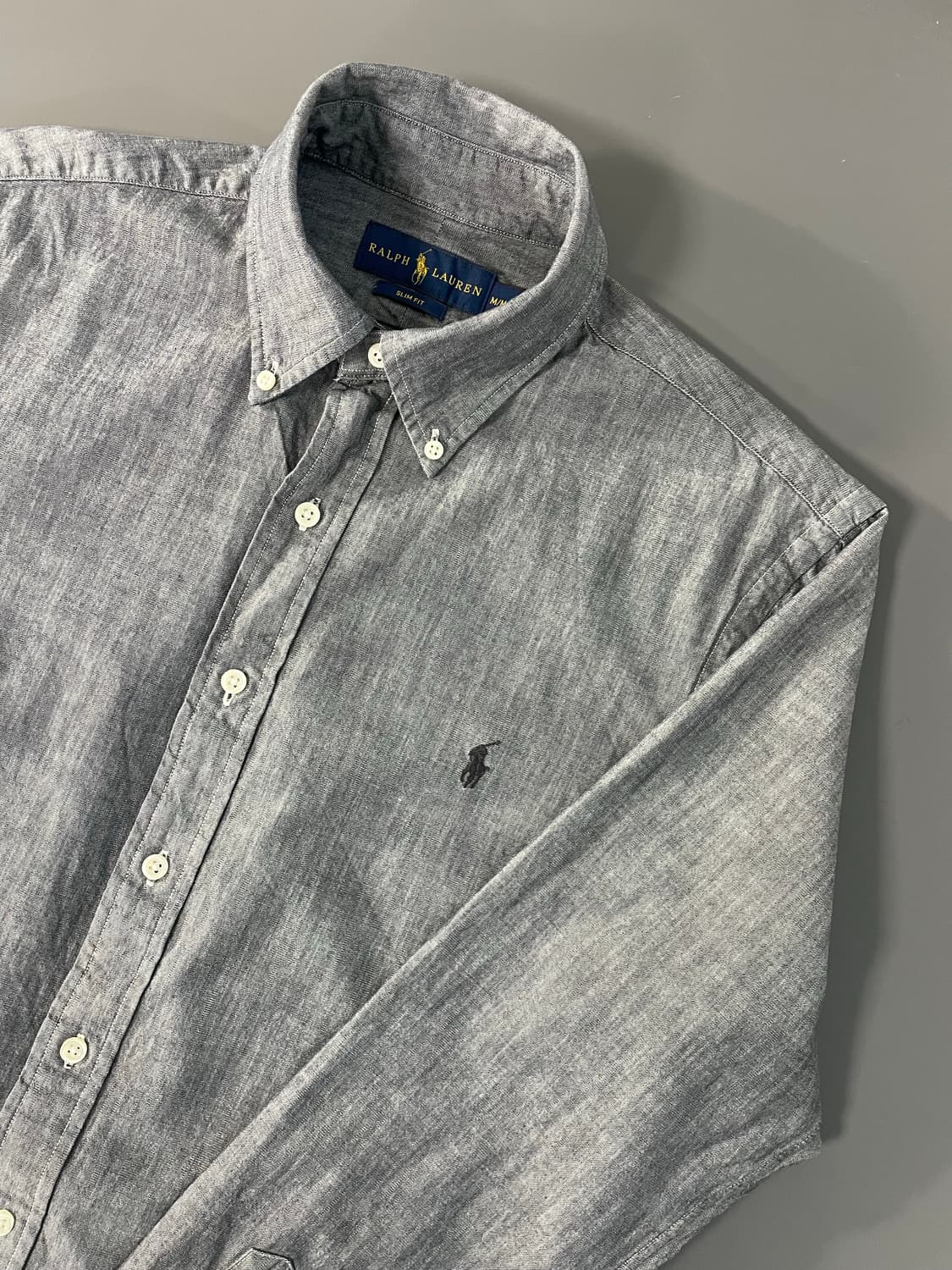 [M] 폴로 랄프로렌 옥스포드 셔츠  슬림 핏 상품이미지3