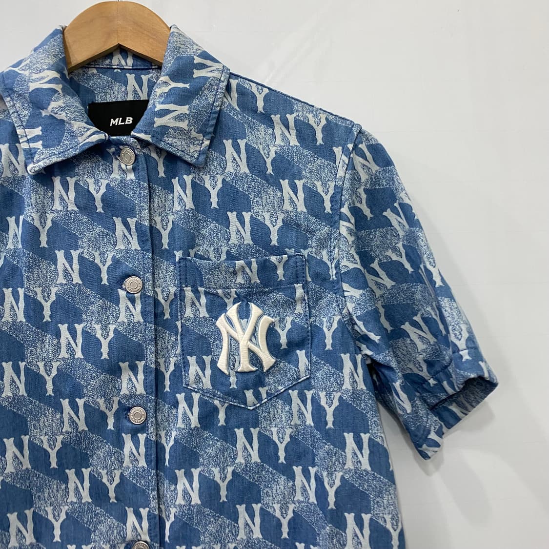 MLB 패턴 반팔 자켓(XS) 상품이미지3
