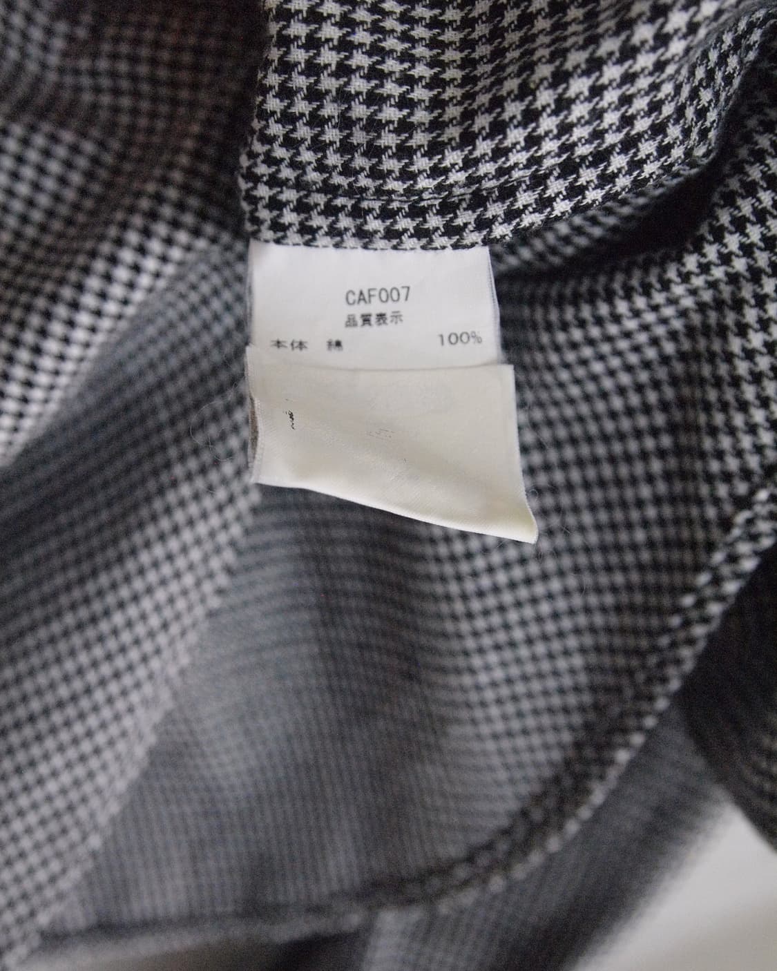 charles anastase 13aw 프릴 칼라 체크 블라우스 상품이미지8