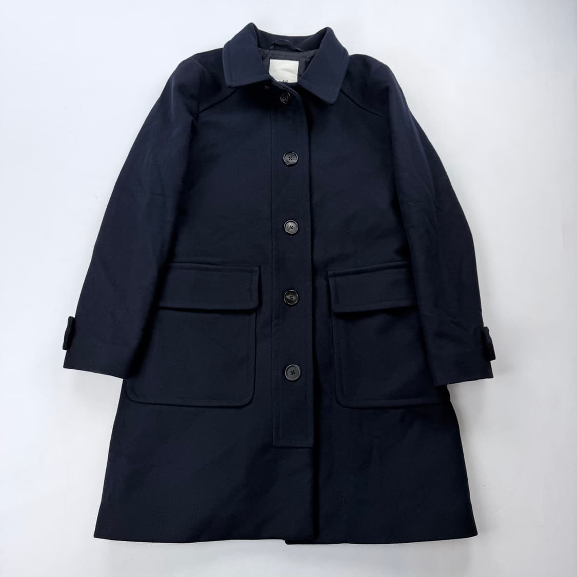 add 더블포켓 네이비 울 코트 상품이미지1