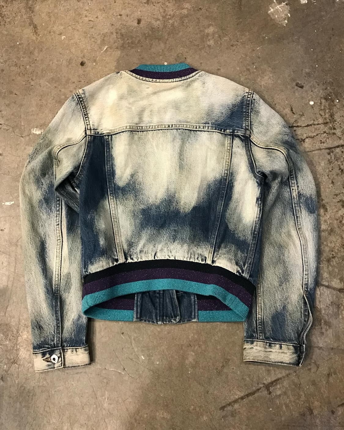 Diesel Washed Knit Denim JK 상품이미지7
