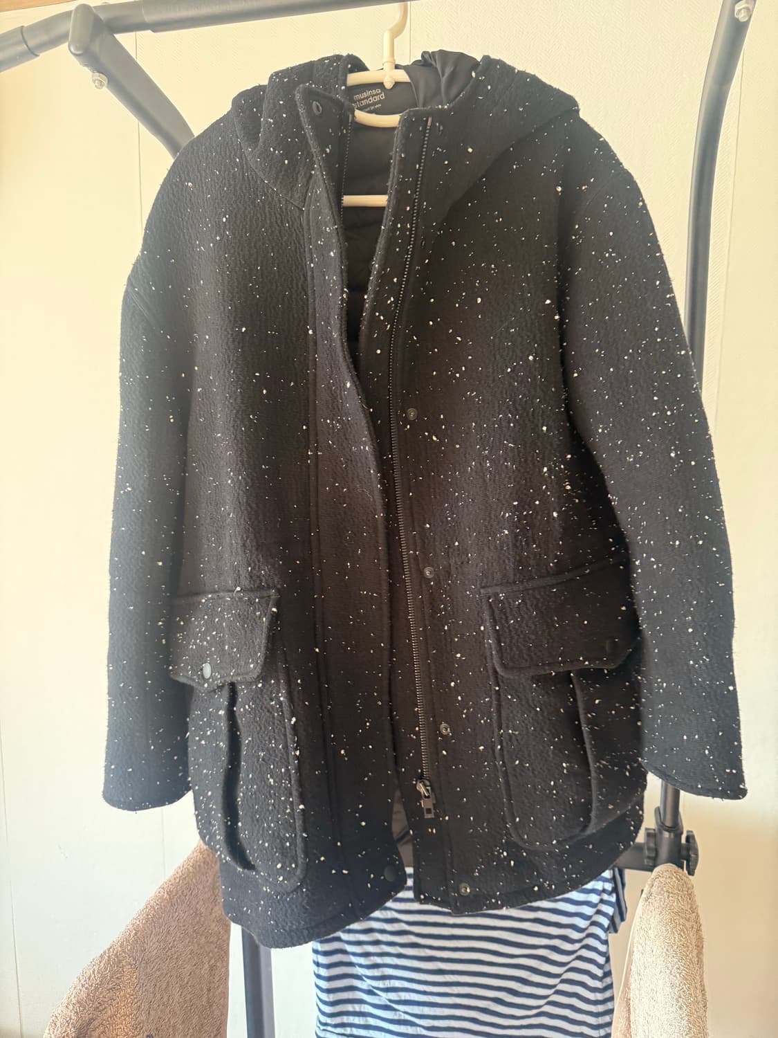 Xs 랙앤본 페인팅 후드 자켓 상품이미지2