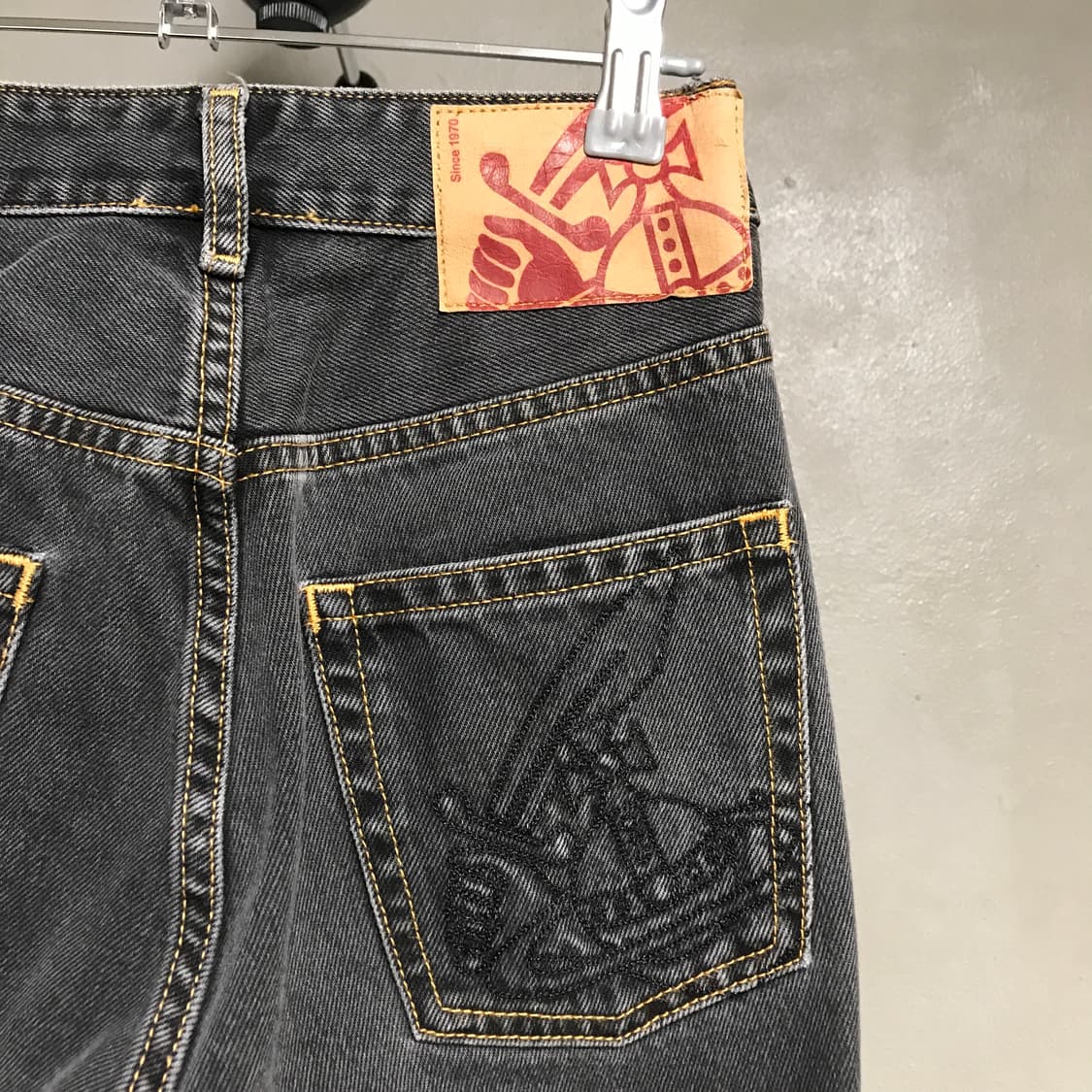 비비안웨스트우드 흑청 데님 팬츠 25(W) 상품이미지4