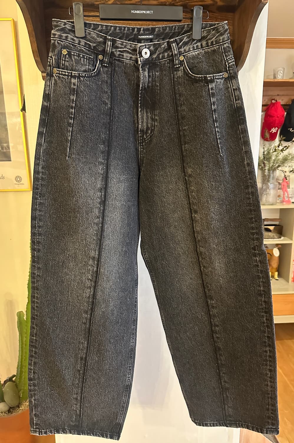 넘버프로젝트 데님 와이드팬츠 (55사이즈) 상품이미지4