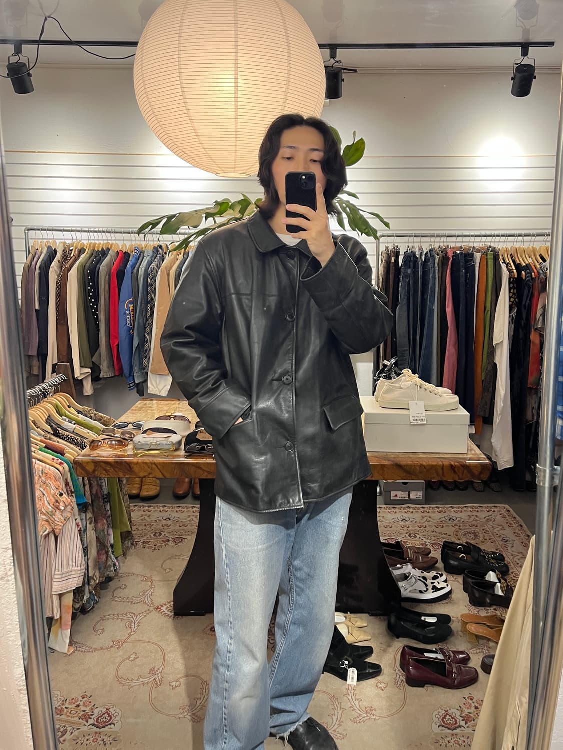 90s 폴로 레더 카코트 상품이미지8