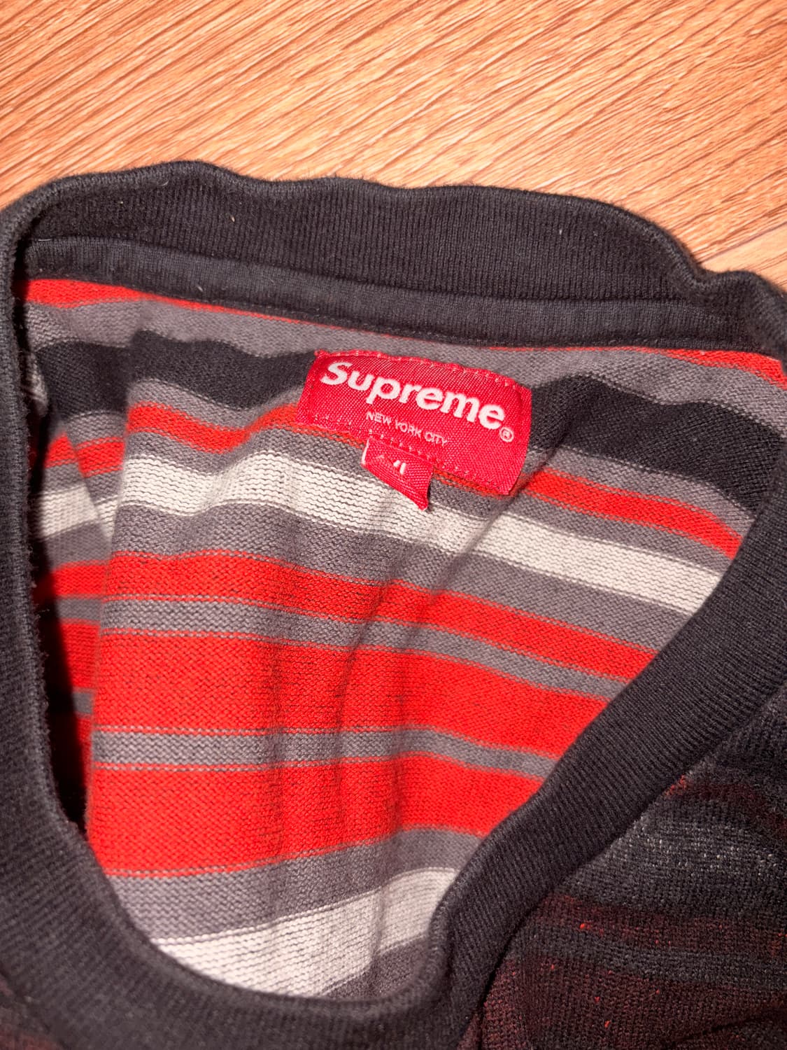 슈프림 인버티드 스트라이프 숏슬리브 탑 상품이미지5