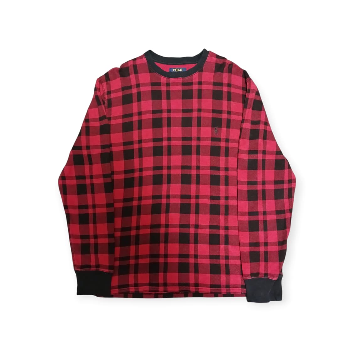 랄프 로렌 폴로 레드 체크 셔츠 상품이미지1