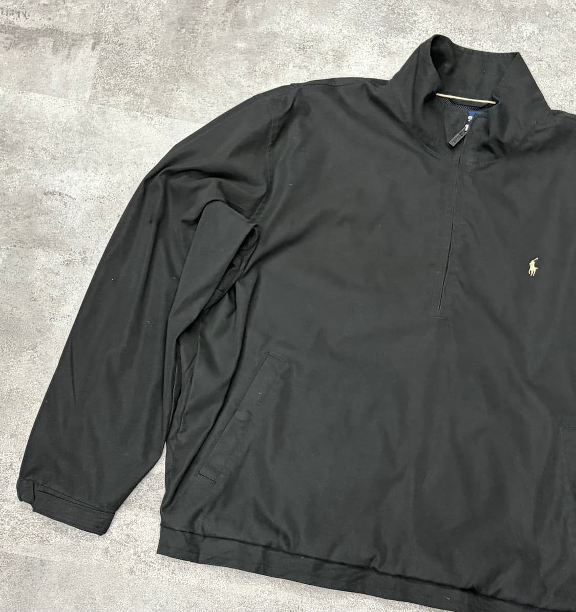 폴로 랄프로렌 블랙 하프집업 바람막이 상품이미지4