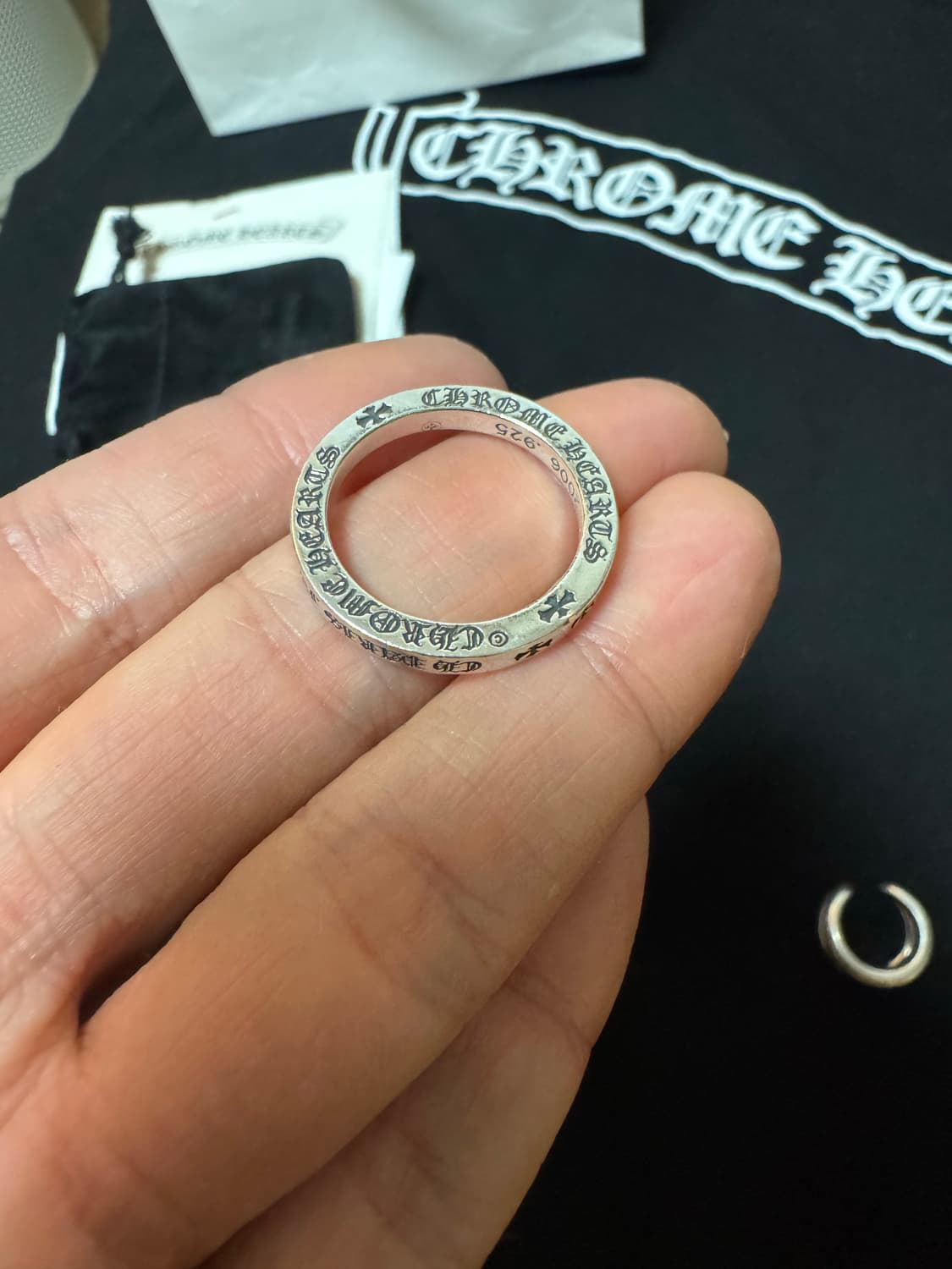 크롬하츠 스페이서 퍽유링 3mm 파리에디션 상품이미지5