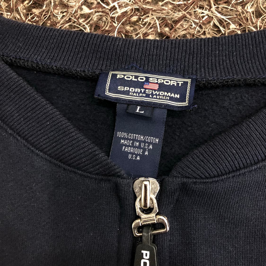 폴로 스포츠 코튼 집업 블루종 자켓 상품이미지4