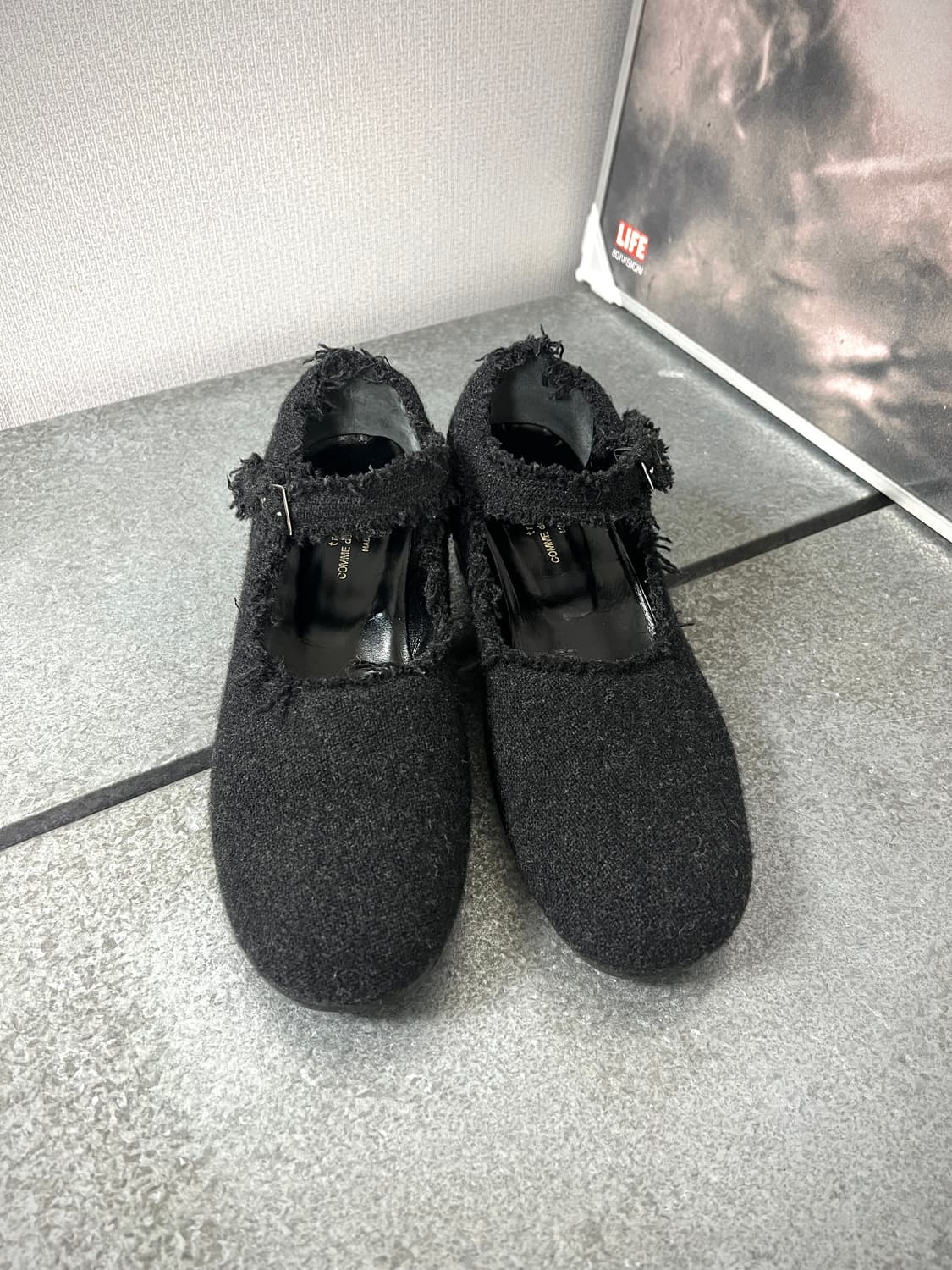 COMMEdesGARCONS tricot-TWEED MARY JANE S 상품이미지1