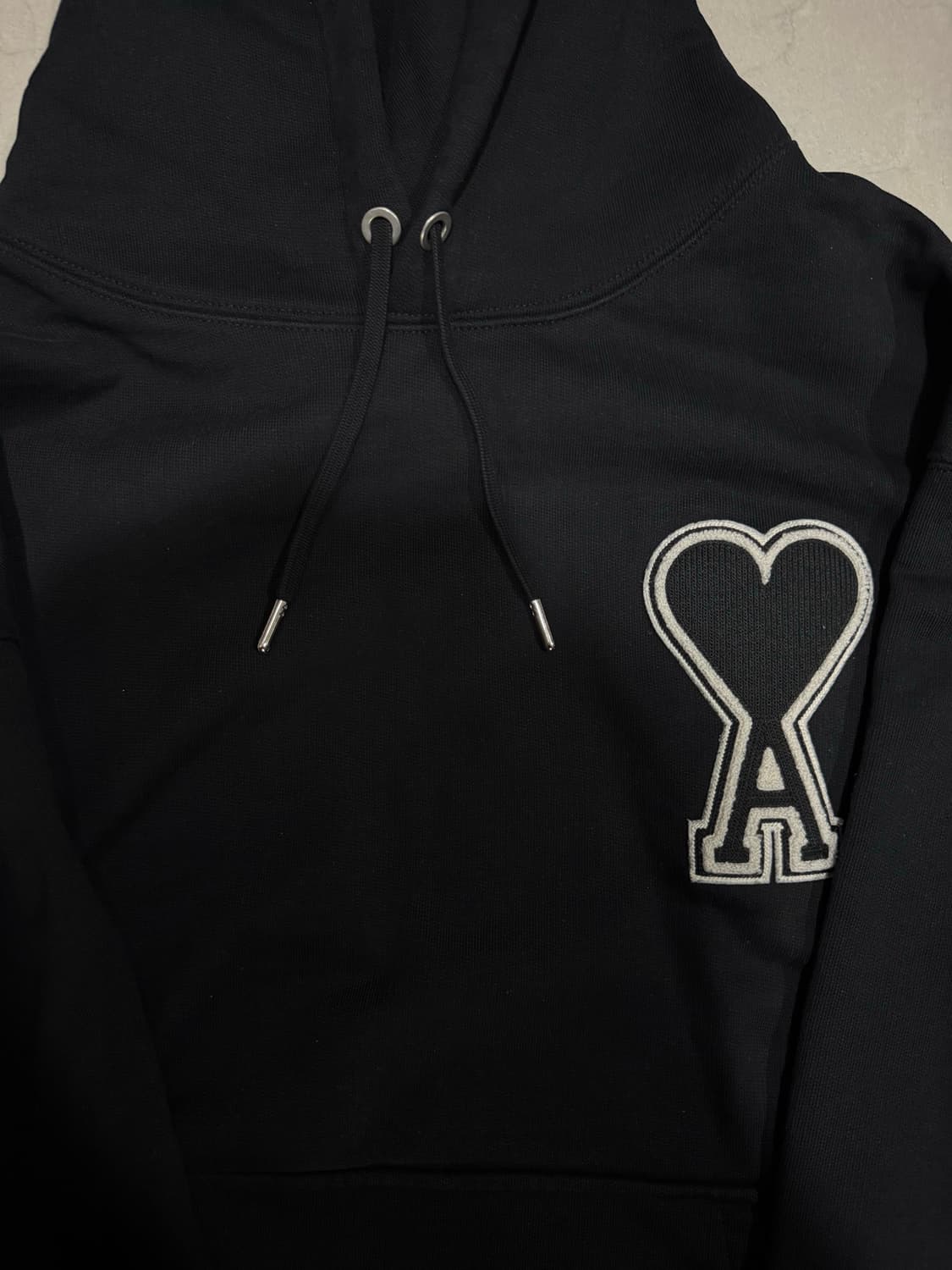 [당일출고,XL] 아미 빅로고 블랙 후드티 상품이미지2