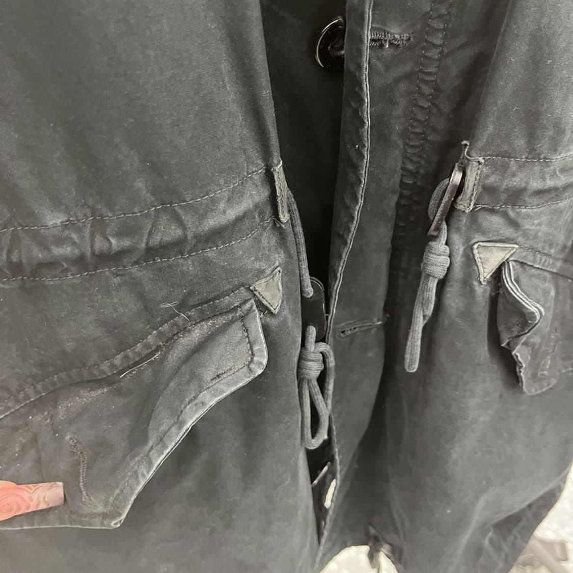 폴로 랄프로렌 M-51 가먼트다잉 레더 피쉬테일 야상자켓 S C12000 상품이미지10