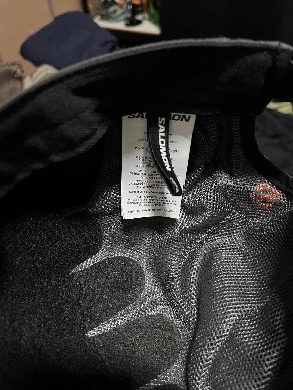 살로몬 링크 캠프 캡 차콜 극미중고 팝니다 상품이미지5