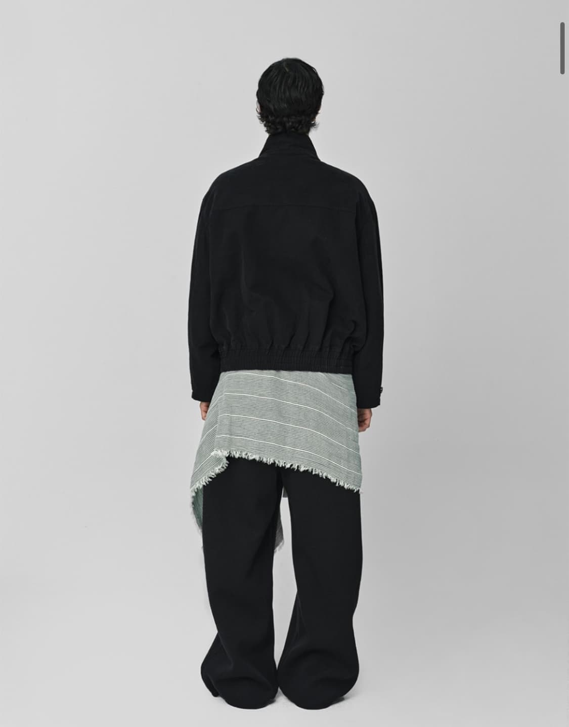 밀로아카이브 스프레드 하이넥 자켓 [블랙] L 상품이미지6