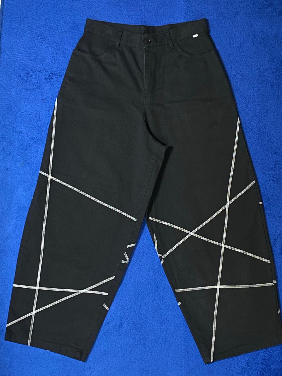 NOMANUAL 노메뉴얼 S.L 와이드팬츠 - 블랙 M 상품이미지1