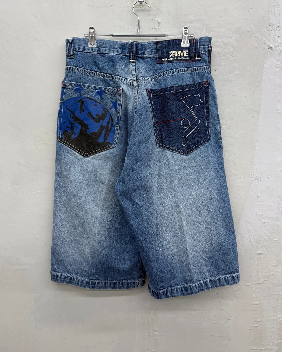 ARME 워 그래픽 힙합 데님 팬츠 상품이미지9