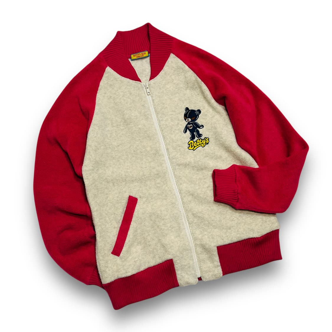 BettY's Blue y2k fleece bear zip-up 상품이미지1