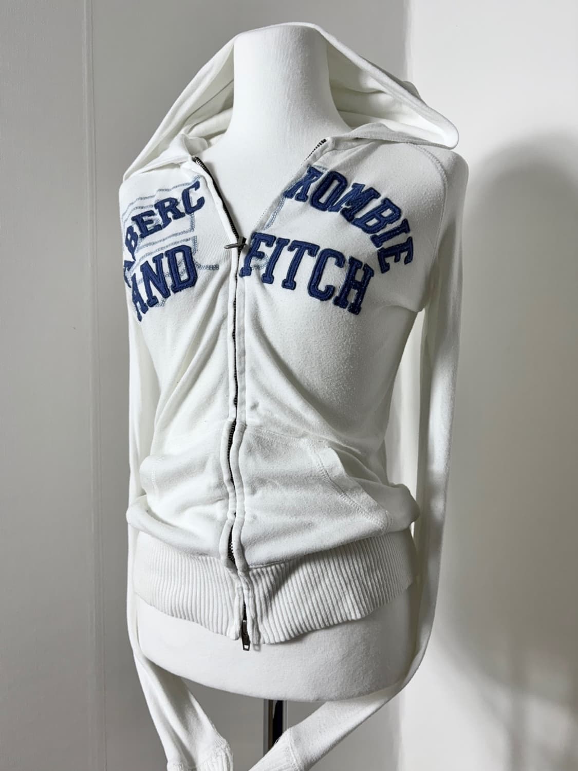 아베크롬비 흰파 후드집업 상품이미지1