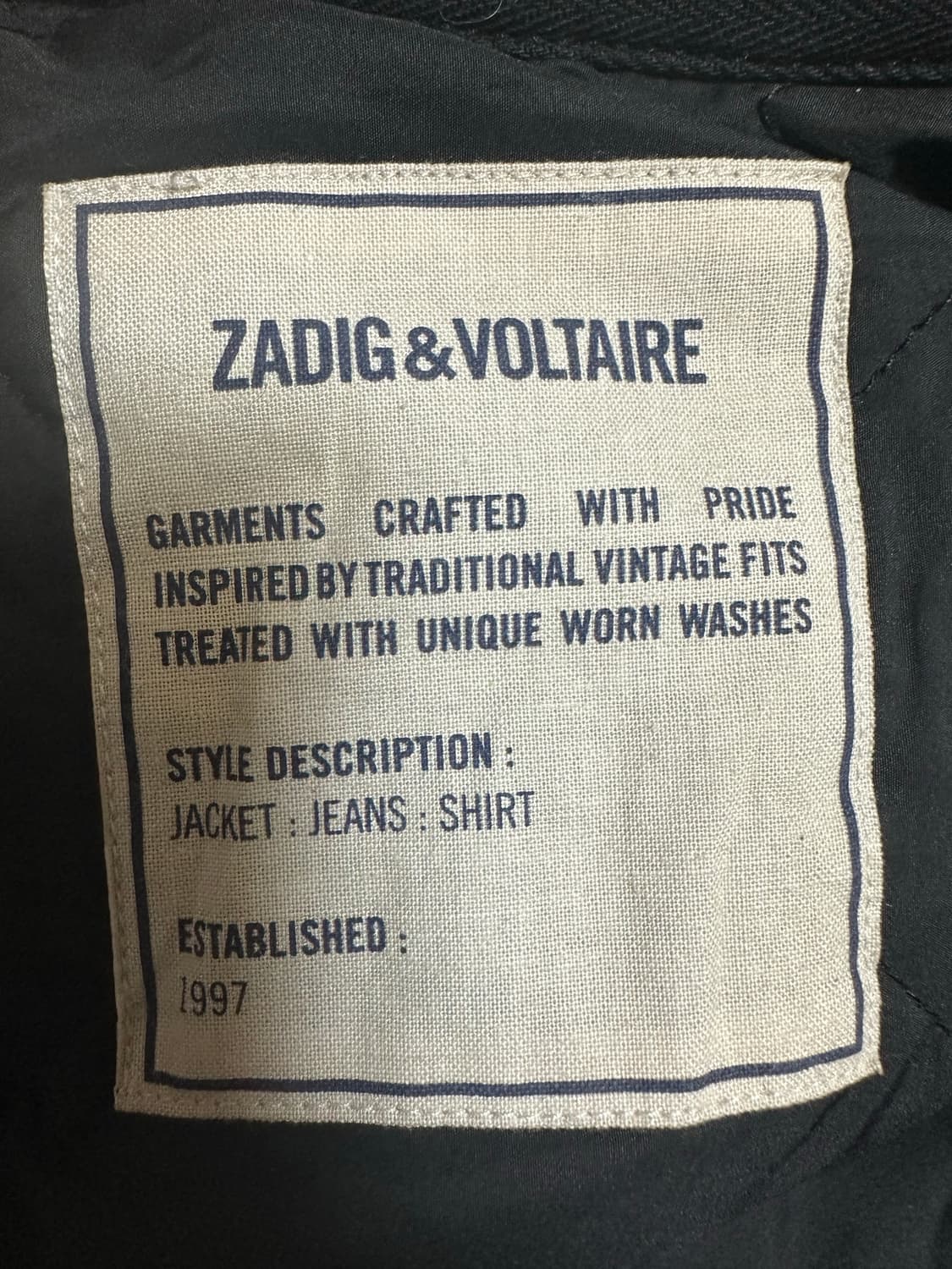 자딕앤볼테르 레드 블랙 체크 셔츠 울누빔자켓 상품이미지8