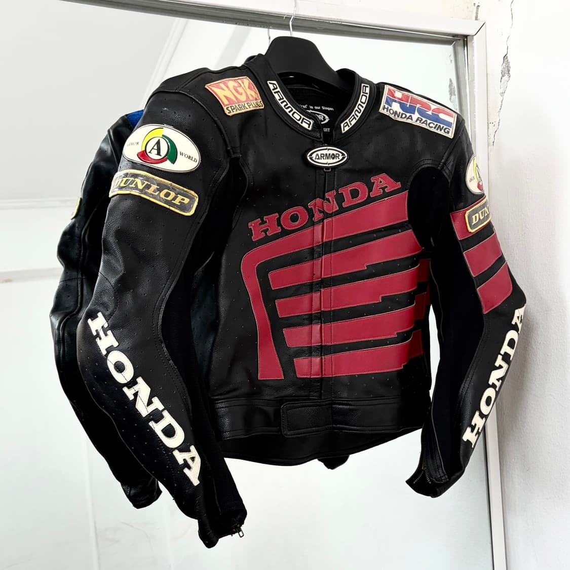 혼다 소가죽 레이싱 자켓 상품이미지1