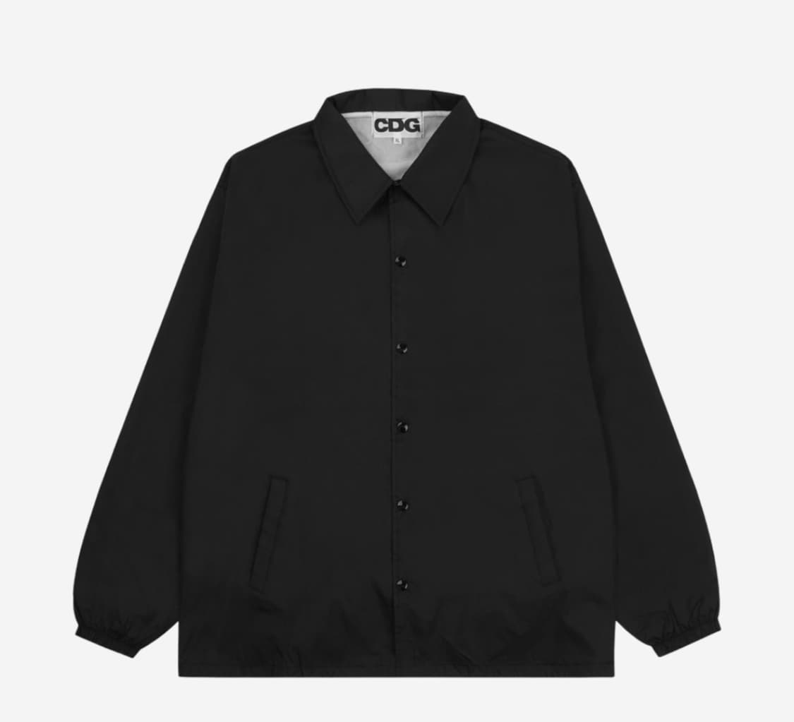[새상품] CDG 로고 코치 자켓 블랙 M사이즈 상품이미지2