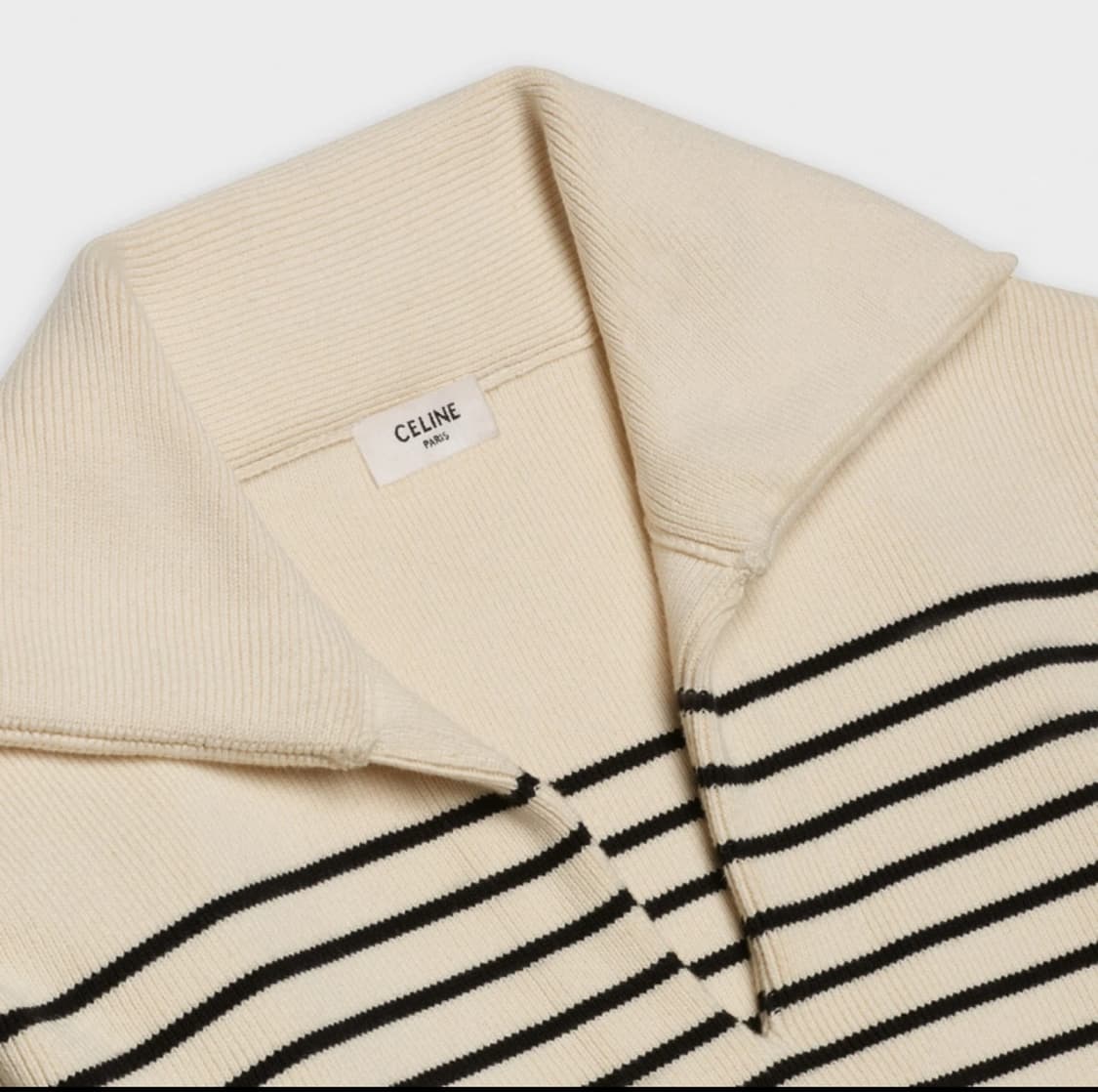 [박보검님 착용] 셀린느 마린 오픈카라 스웨터 상품이미지4