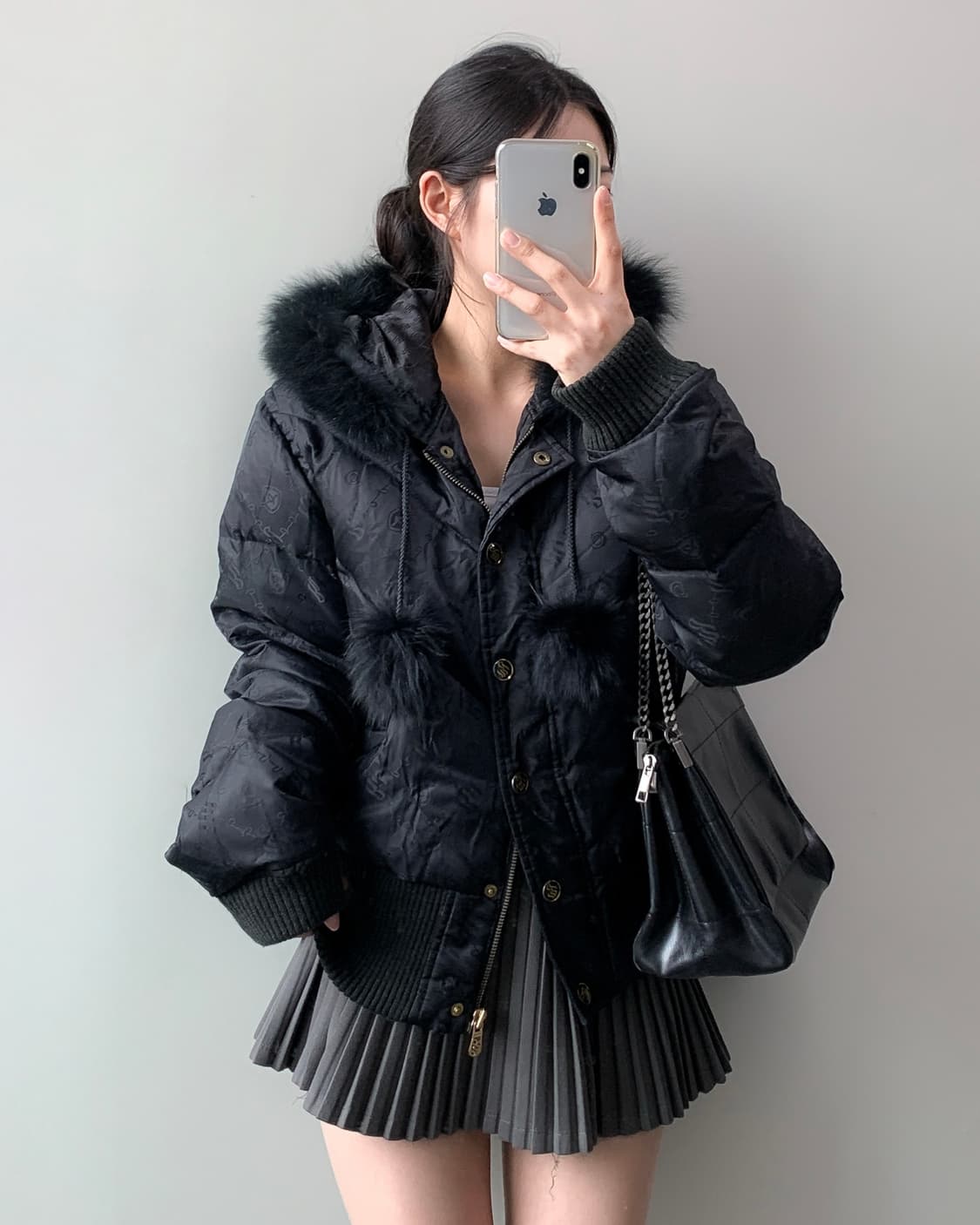 로카웨어 rocawear 후드 퍼 다운 패딩 상품이미지3