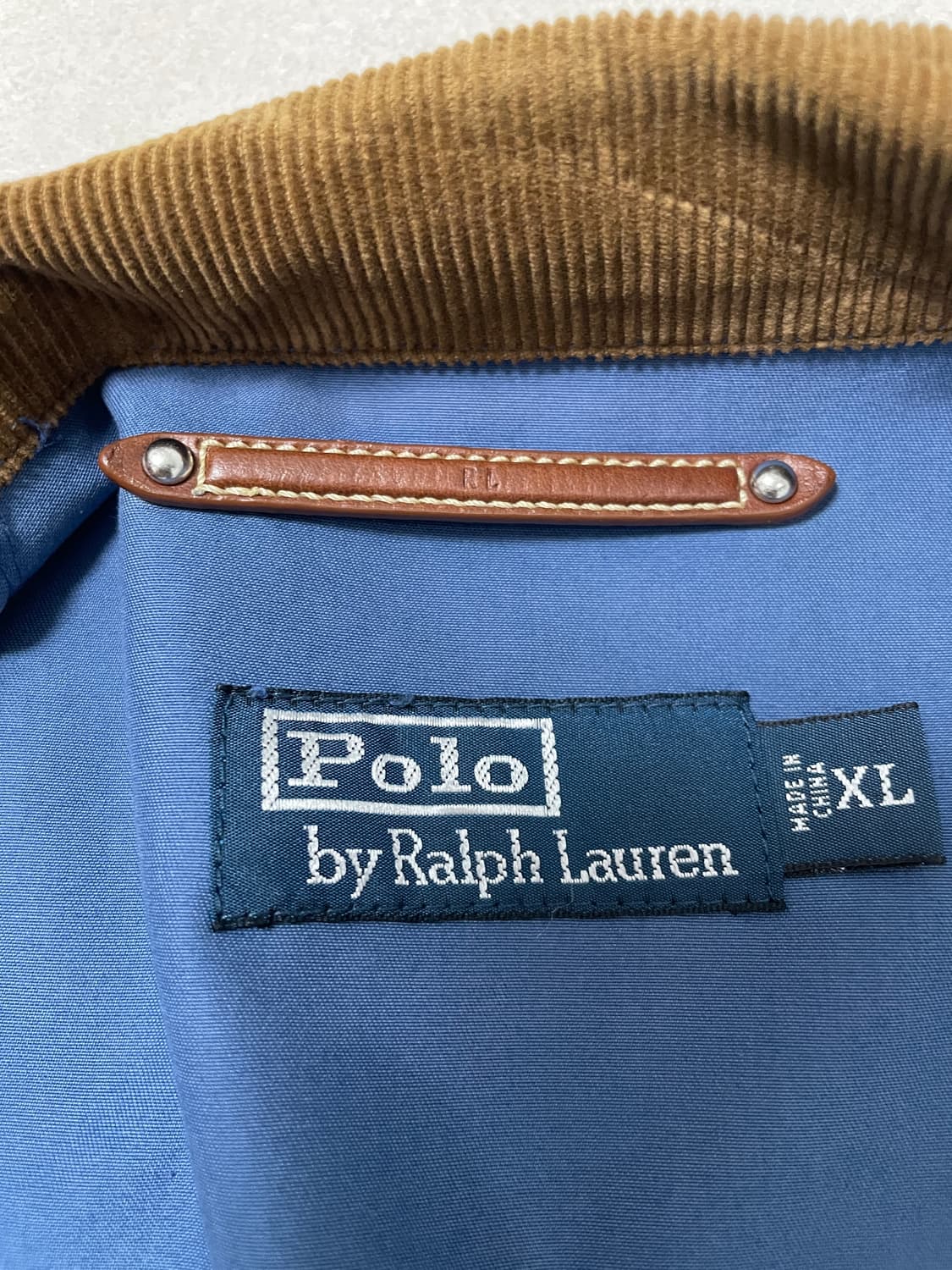 폴로 랄프로렌 블루종 자켓 XL 상품이미지4
