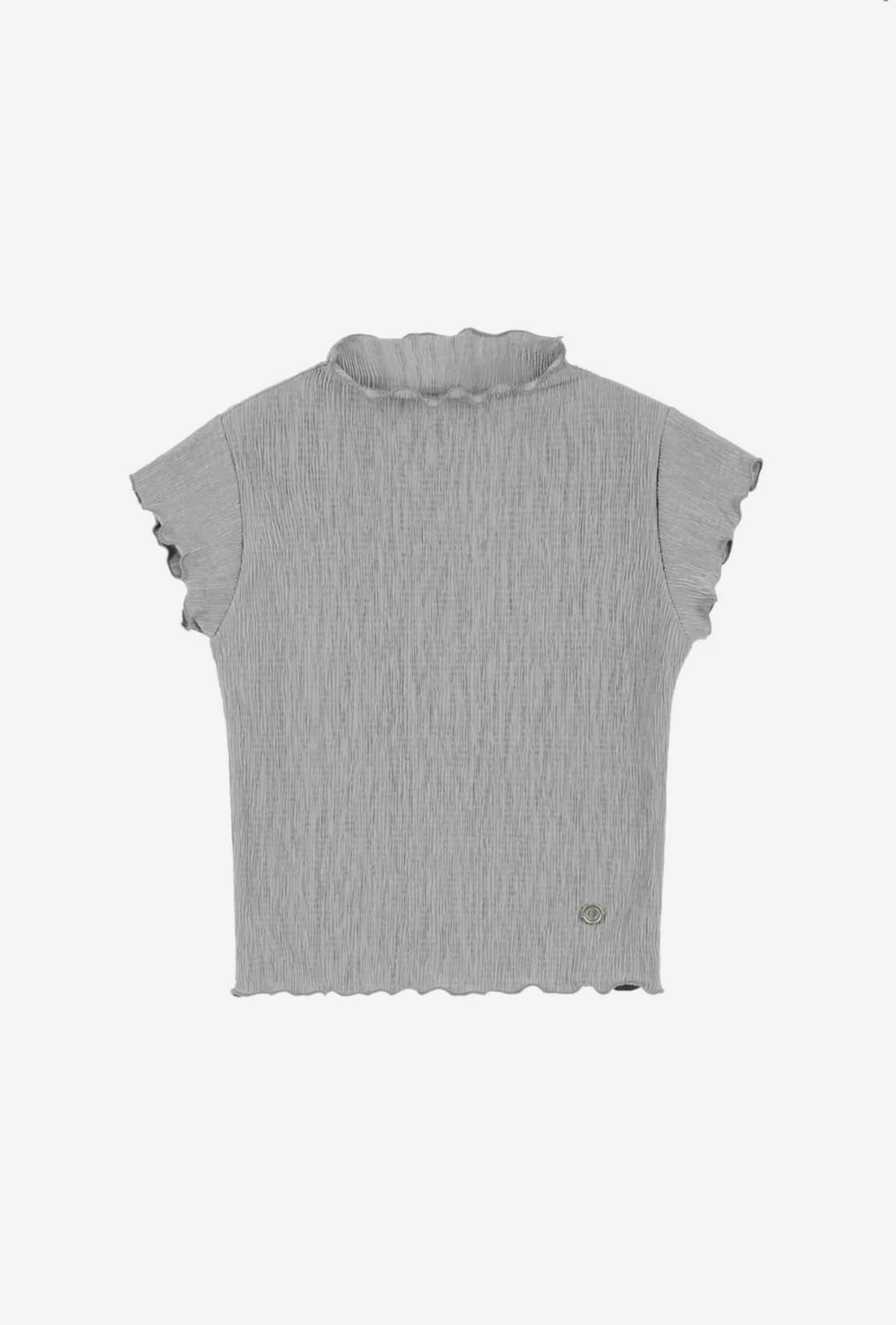 DEINET FRILL TOP IN GREY 상품이미지1
