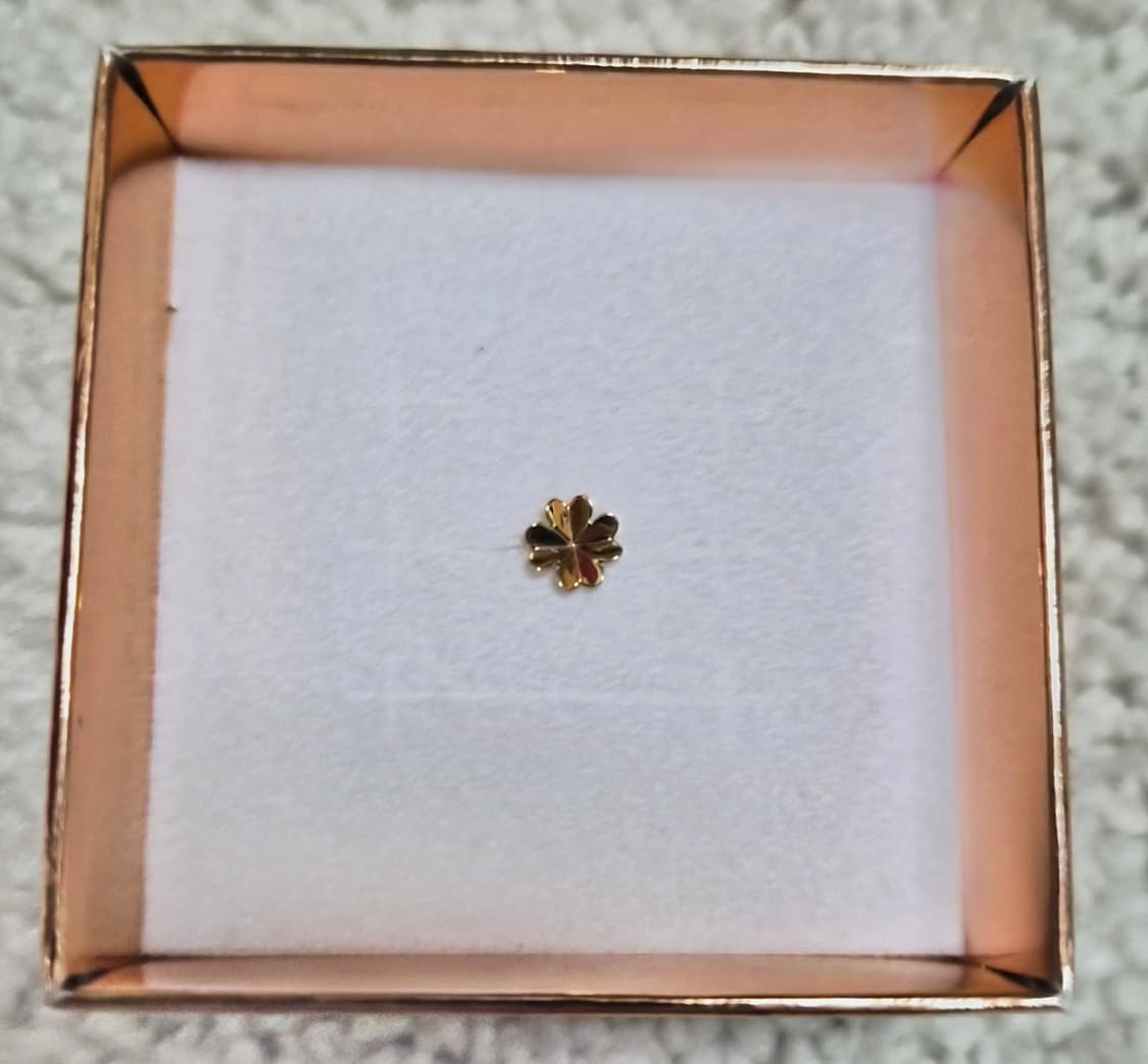 수엘 suel 14k 쁘띠 클로버 피어싱 상품이미지3