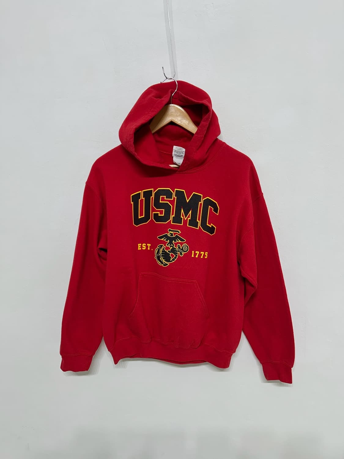 00's  Gildan  USMC hoodie Sweatshirt. 상품이미지1