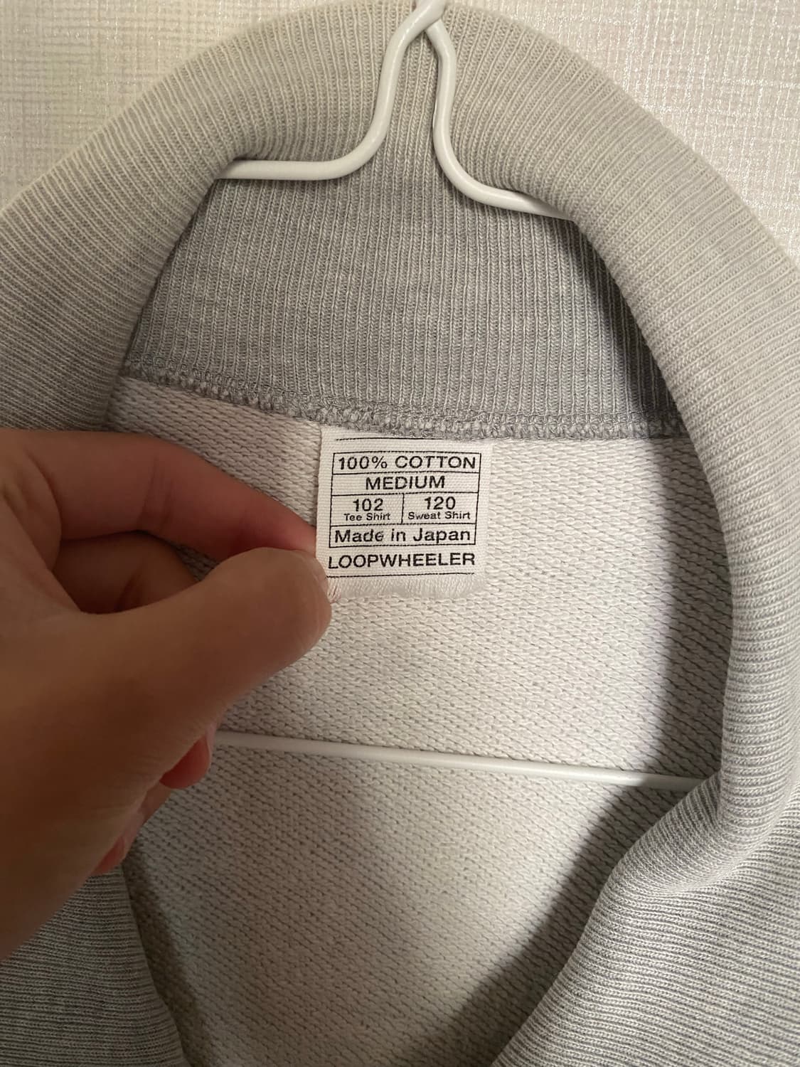 LOOPWHEELER Sweat zip up 상품이미지2