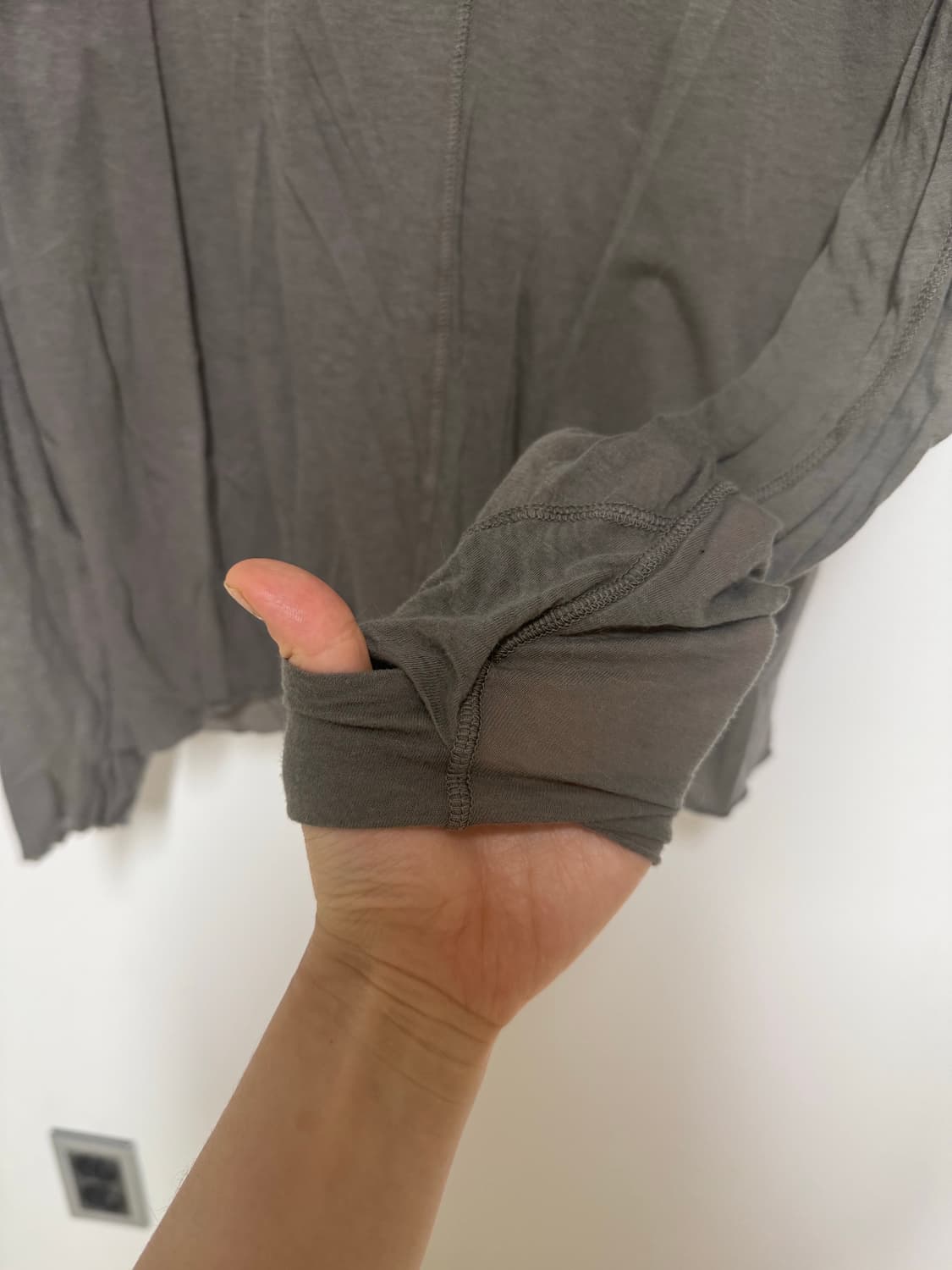 [S] boris bidjan saberi 11 크루넥 코튼 롱슬리브 탑 상품이미지5