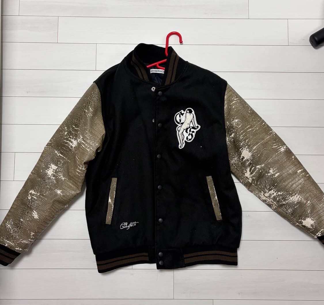 604서비스 바시티자켓 카키 상품이미지1