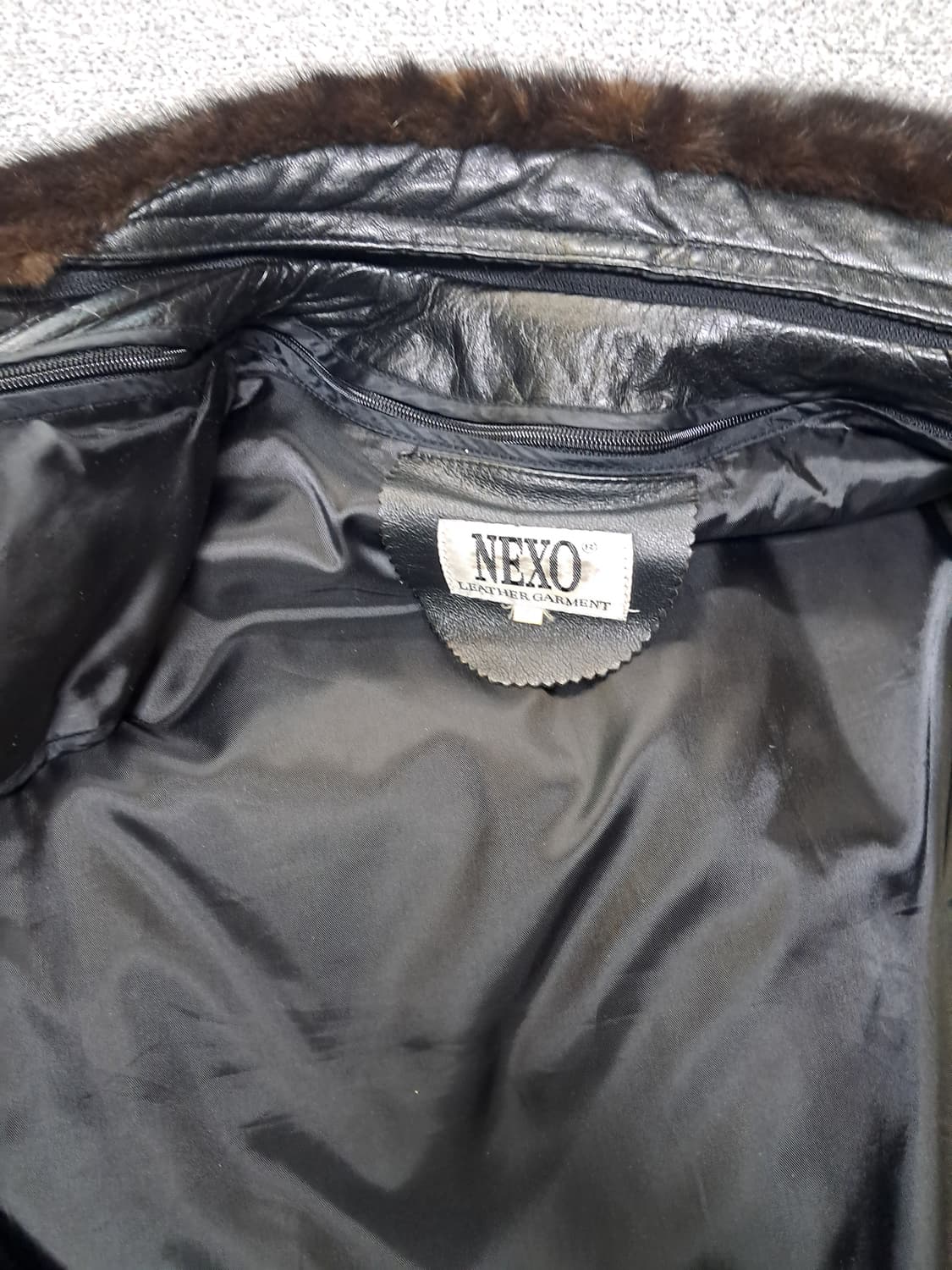 빈티지 가죽 무스탕 자켓 상품이미지7