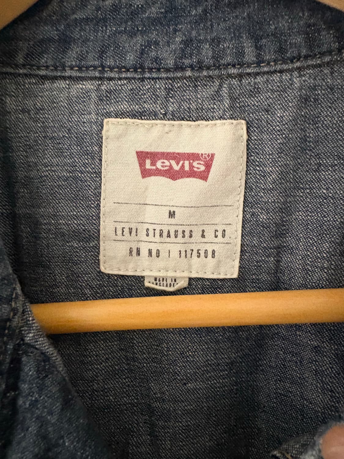 Levis’s Denim Western Shirt. 상품이미지4