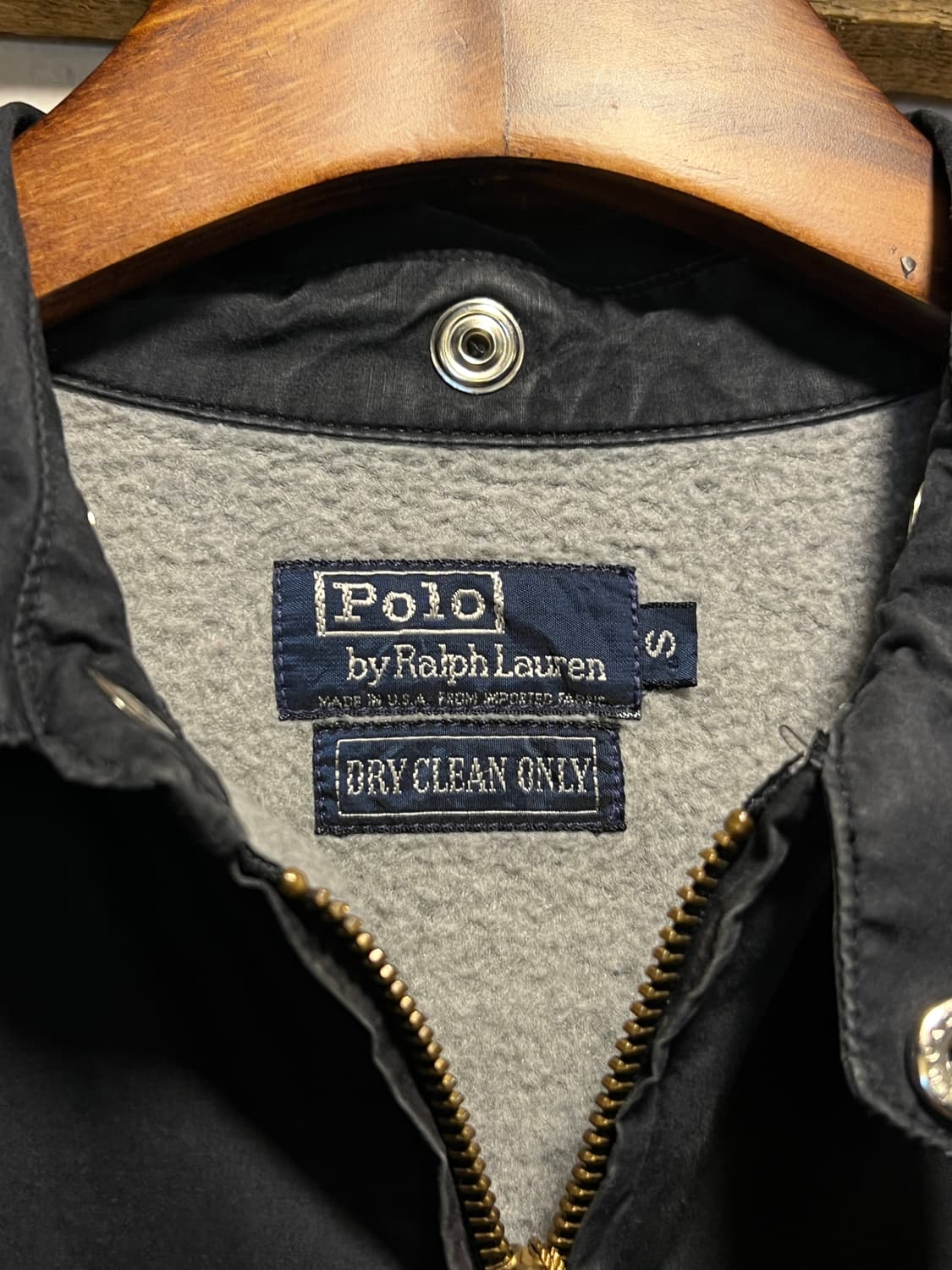 [S]80's 폴로 랄프로렌 USA 플리스 라이닝 드리즐러 자켓 상품이미지2