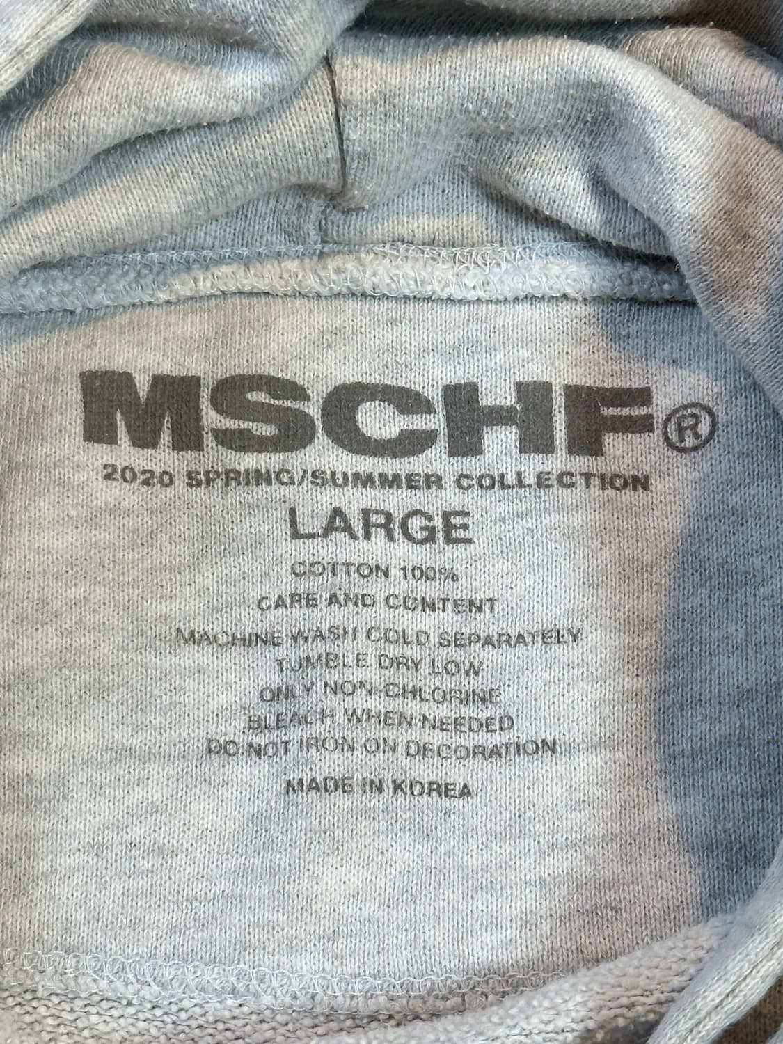 미스치프 need 5 more of me 후드티 라이트그레이 상품이미지7