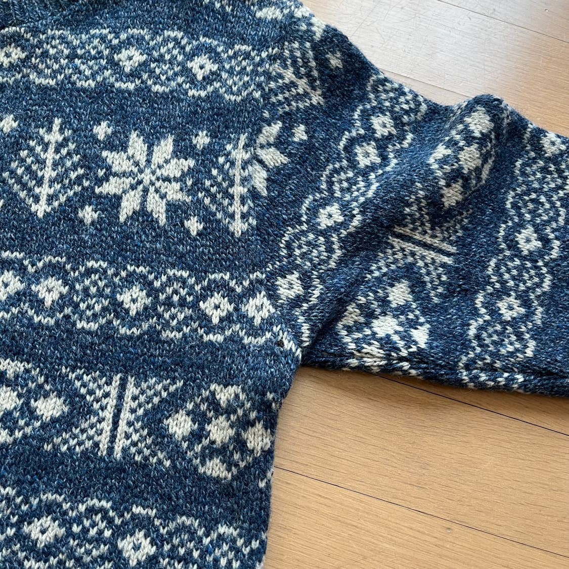 80년대 엘엘빈 울 스웨터 미국제조 USA 상품이미지6