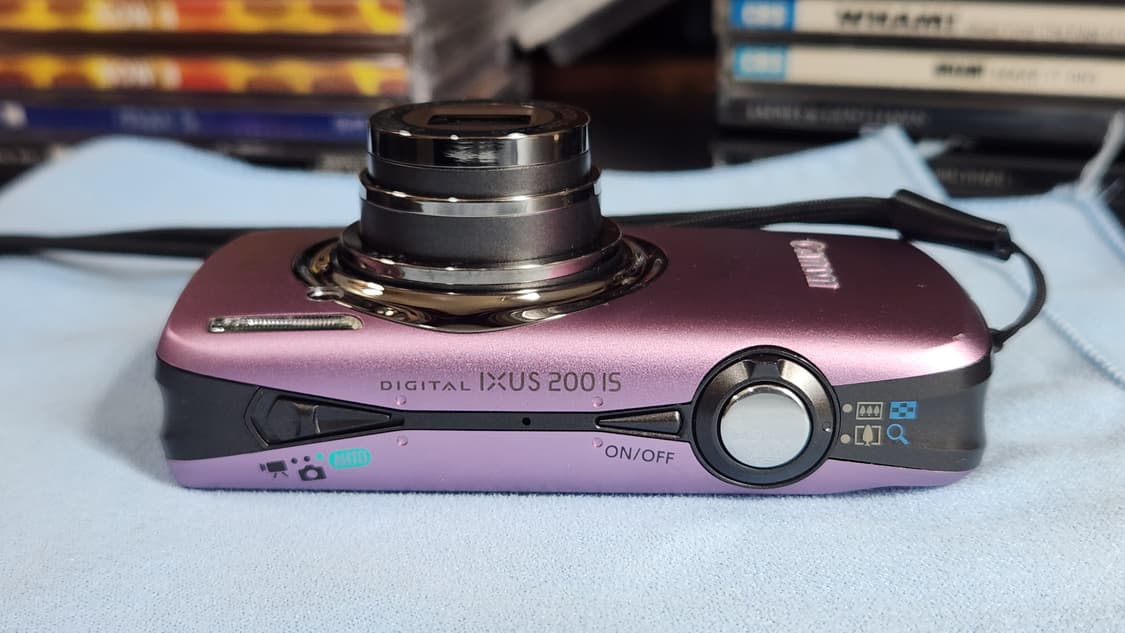 캐논 IXUS 200 is 익서스 200 is 빈티지 핑크색 디카 상품이미지5