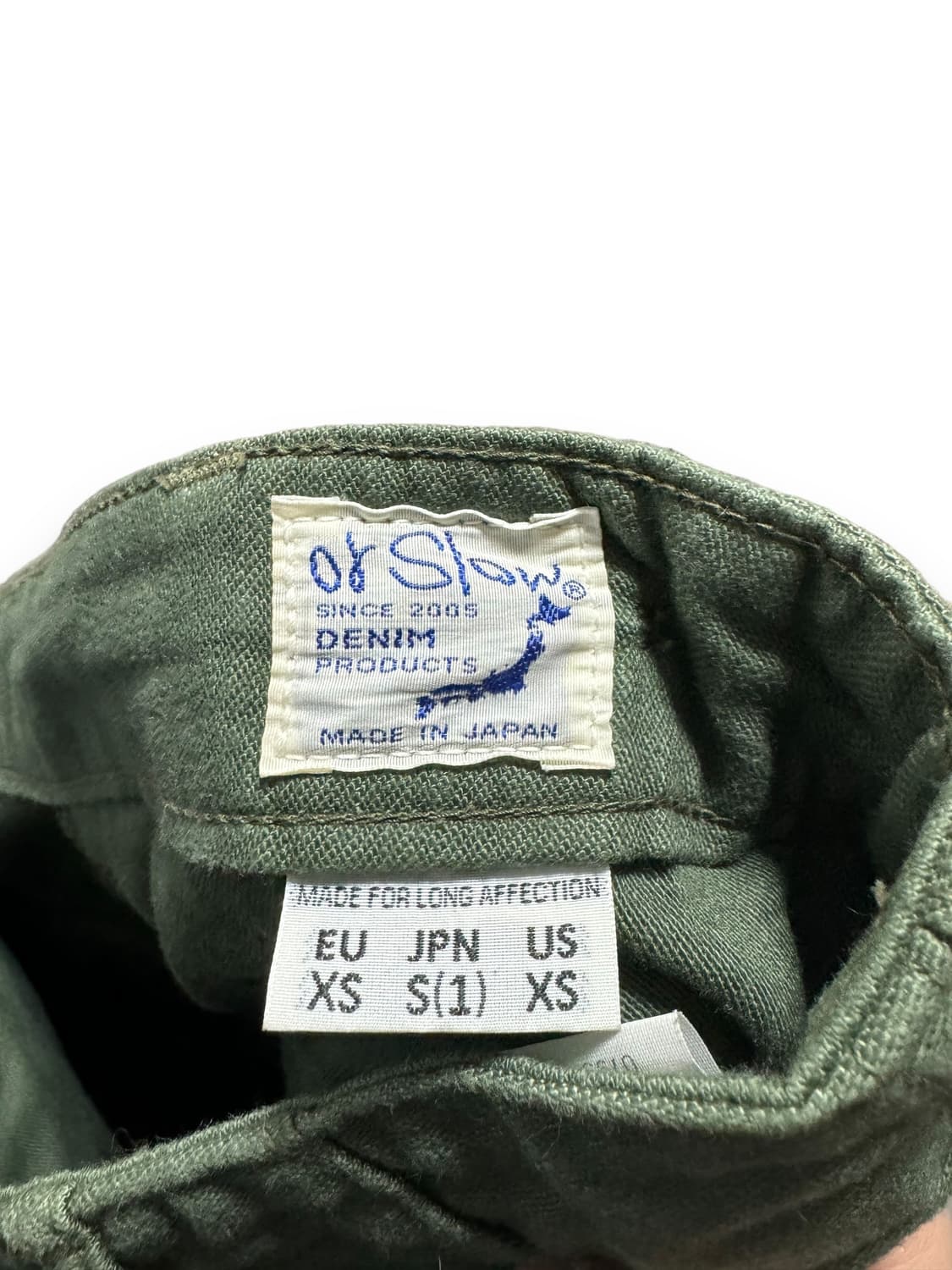 오어슬로우 퍼티그 팬츠 레귤러 카키 상품이미지8