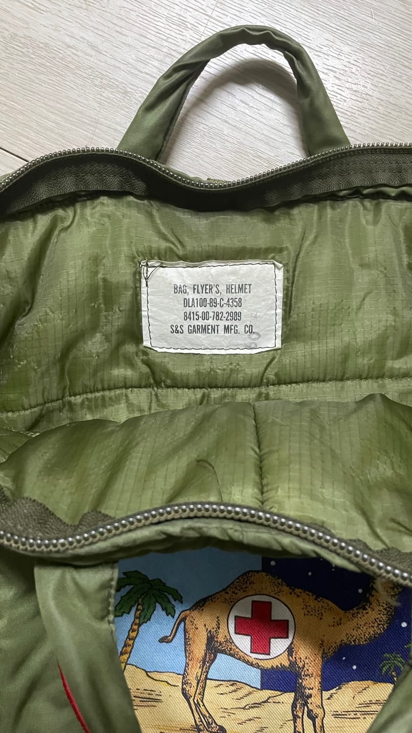 (희귀템) 80년대 USAF 미군 헬맷백 상품이미지5