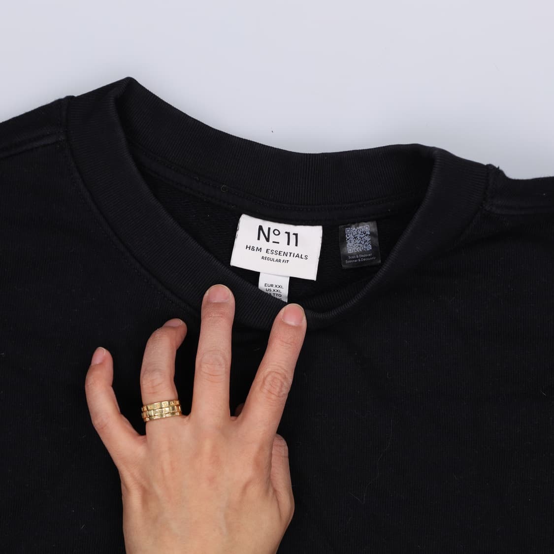 XXL H&M 에센셜 맨투맨 0330H1 상품이미지3