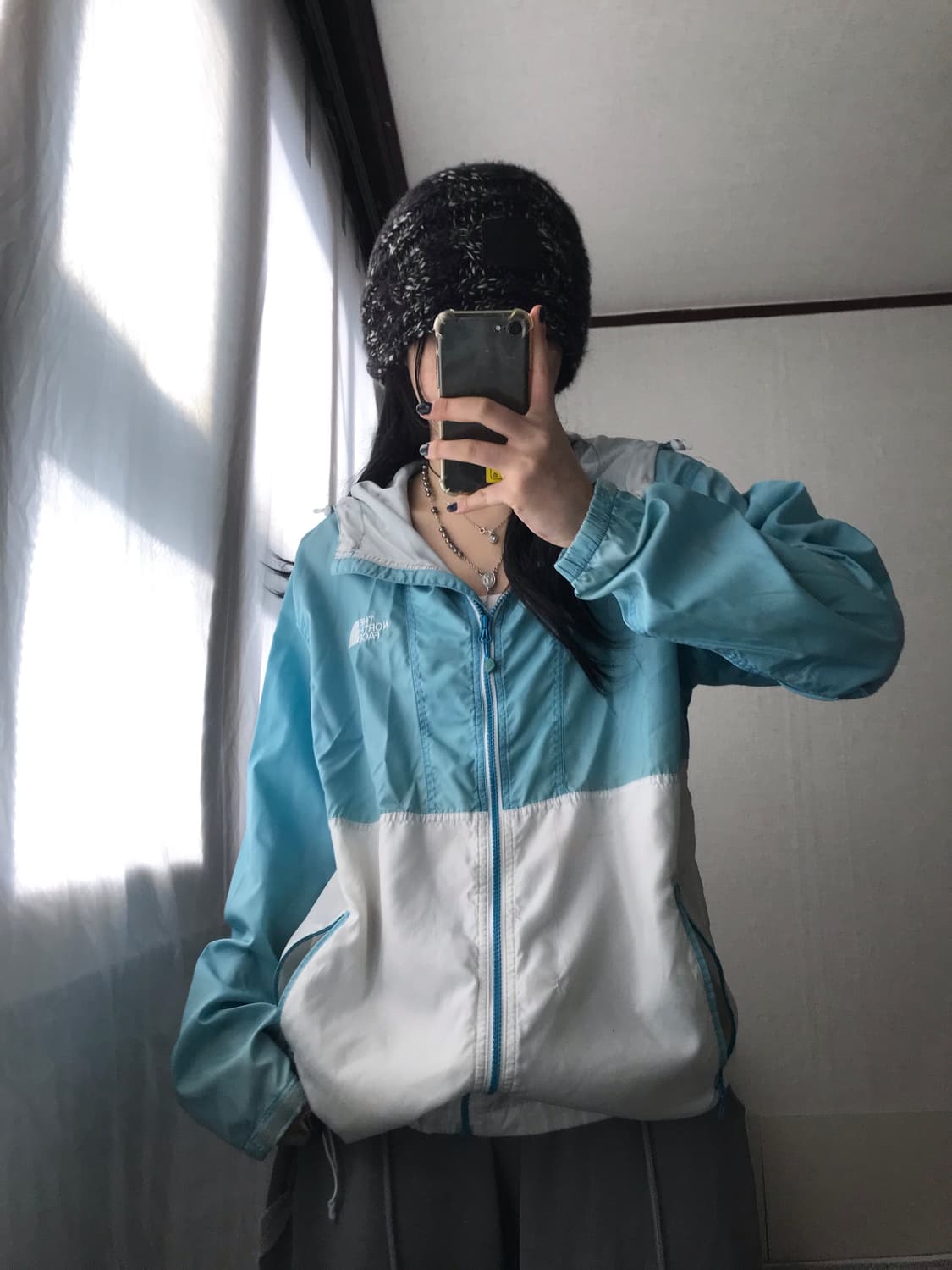 노페 연하늘 바람막이 상품이미지3