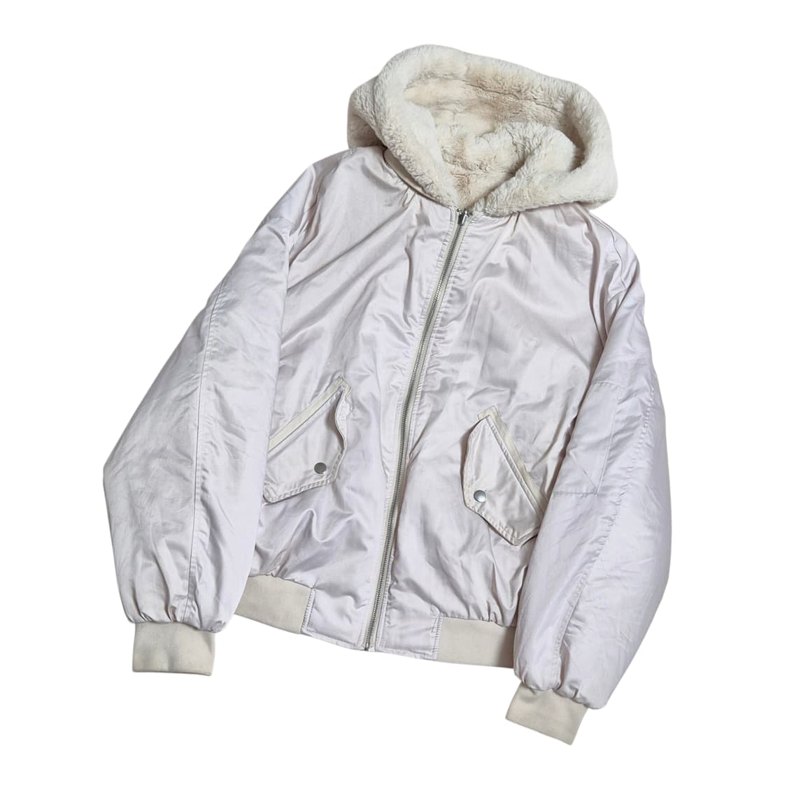 ZARA 자라 양면 퍼 점퍼 상품이미지1