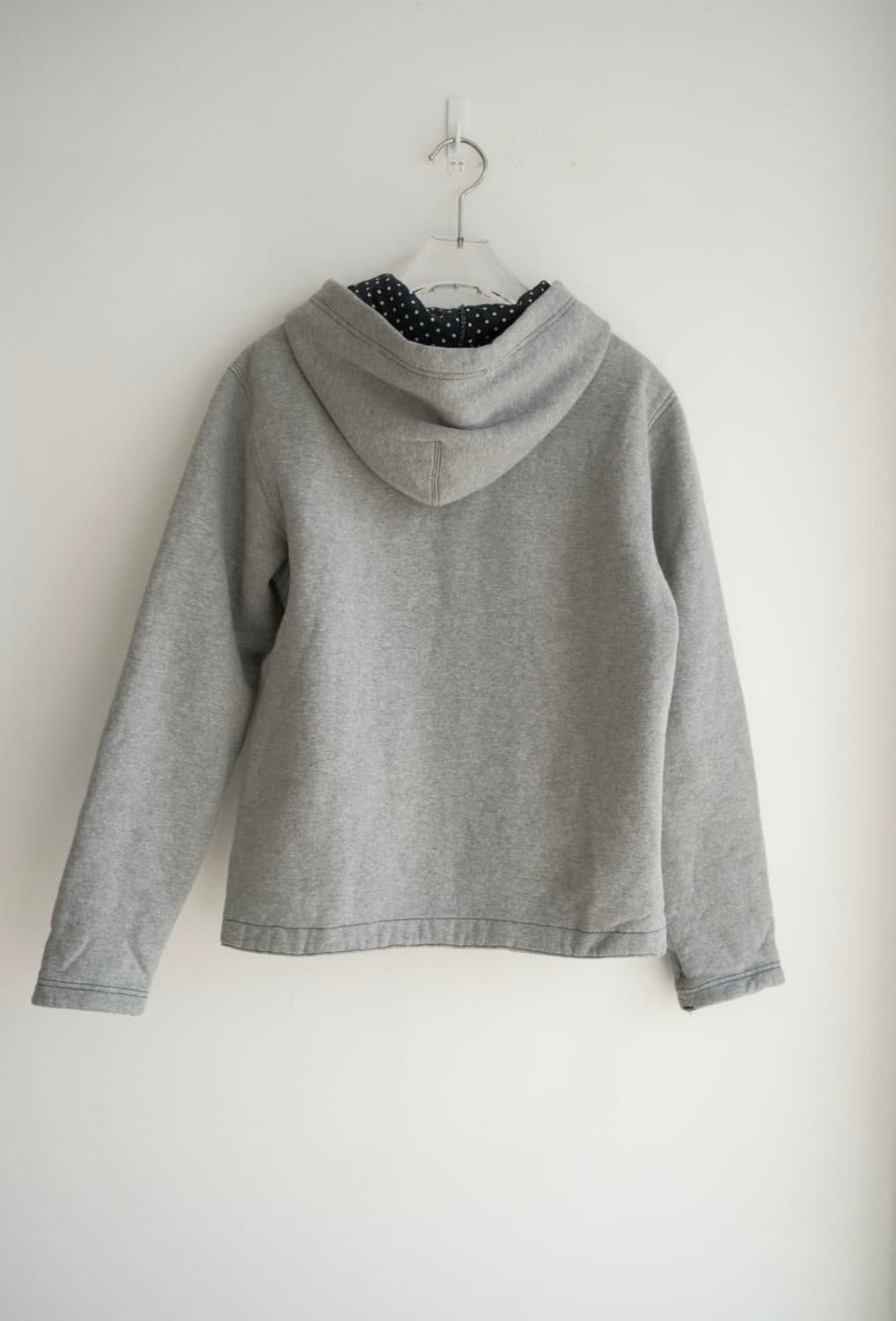 Reversible dot hood zipup 상품이미지3