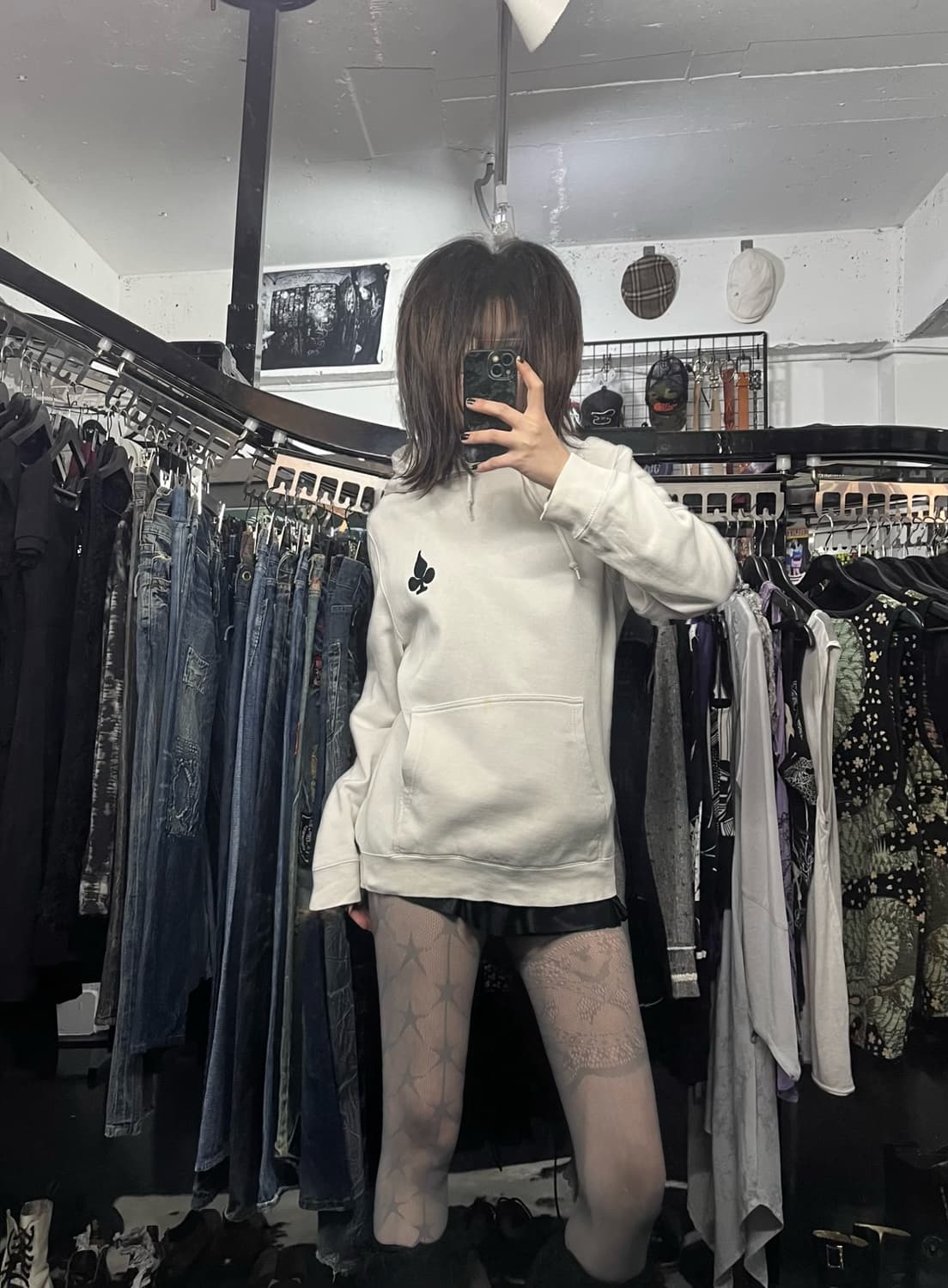 스투시 프린팅 후드 상품이미지1